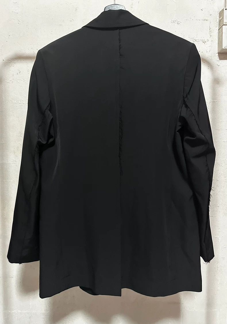song for the mute oversized black blazer
