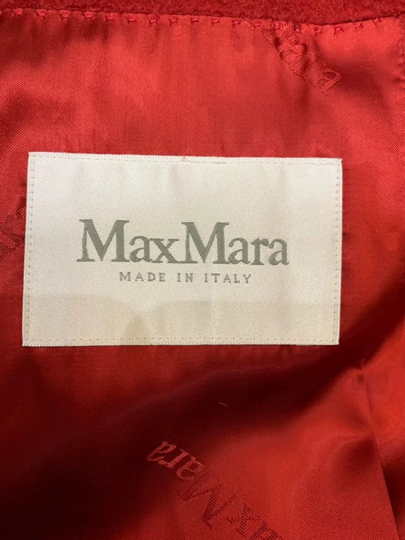 MaxMara Rialto Red Wool Coat-2508