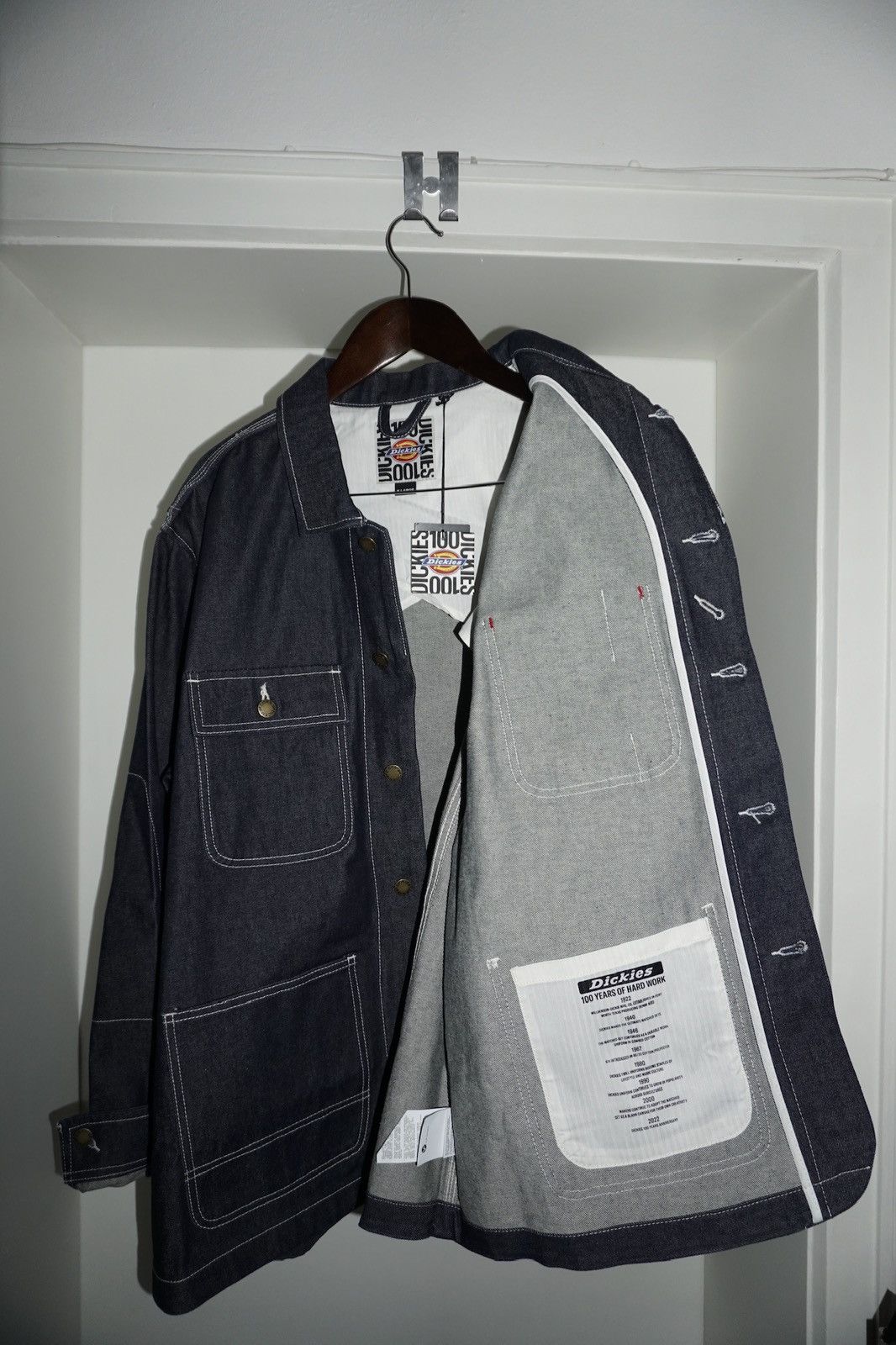 Dickies Dickies 100-Year Denim Chore Coat – Raw Indigo | NWT Size US XL / EU 56 / 4 - 2 Thumbnail