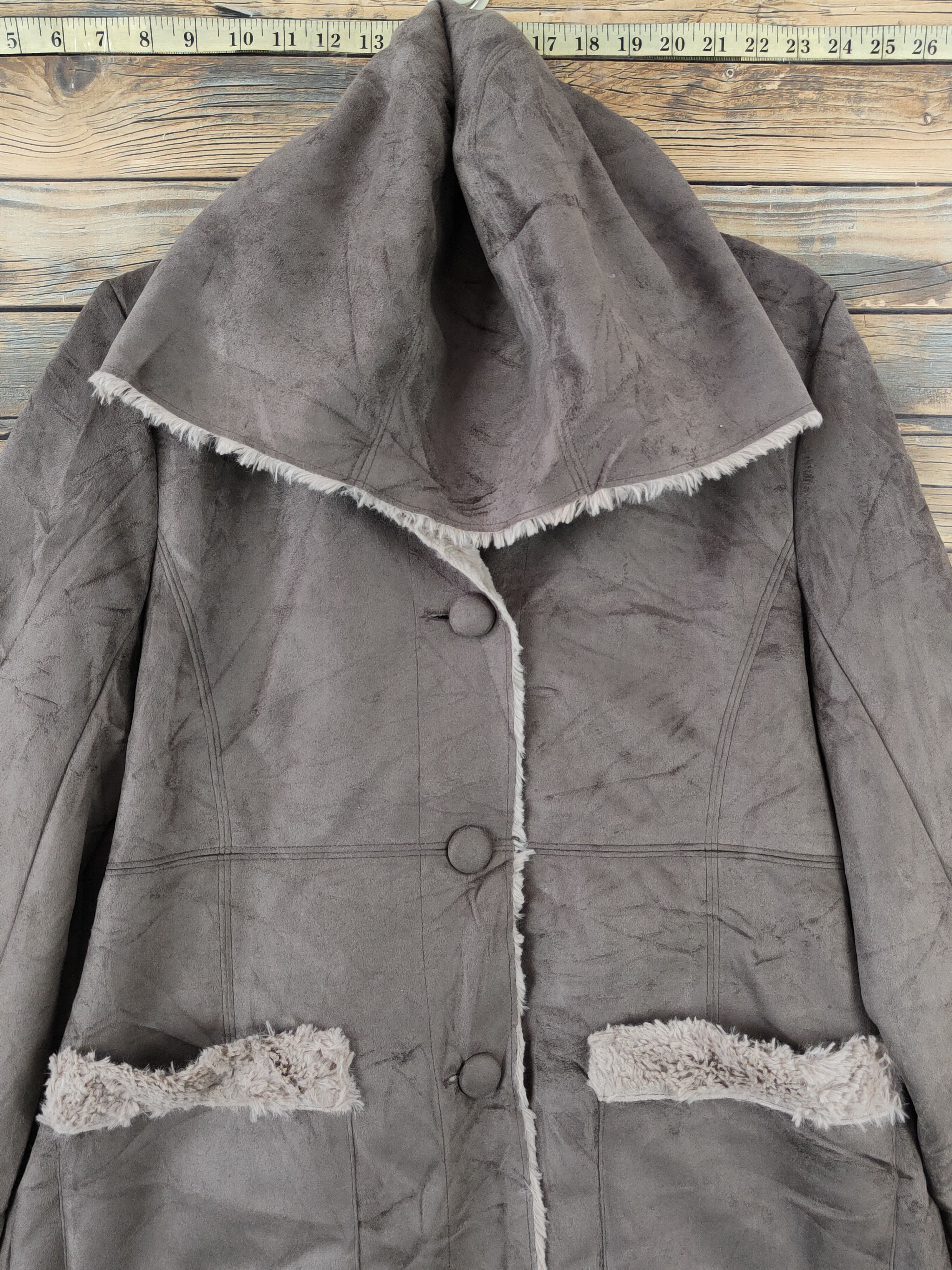 Japanese Brand × Vintage Vintage Faded 💥Belle Jeanne Dark Gray Hoodie Sweater Coats Size L / US 10 / IT 46 - 2 Thumbnail