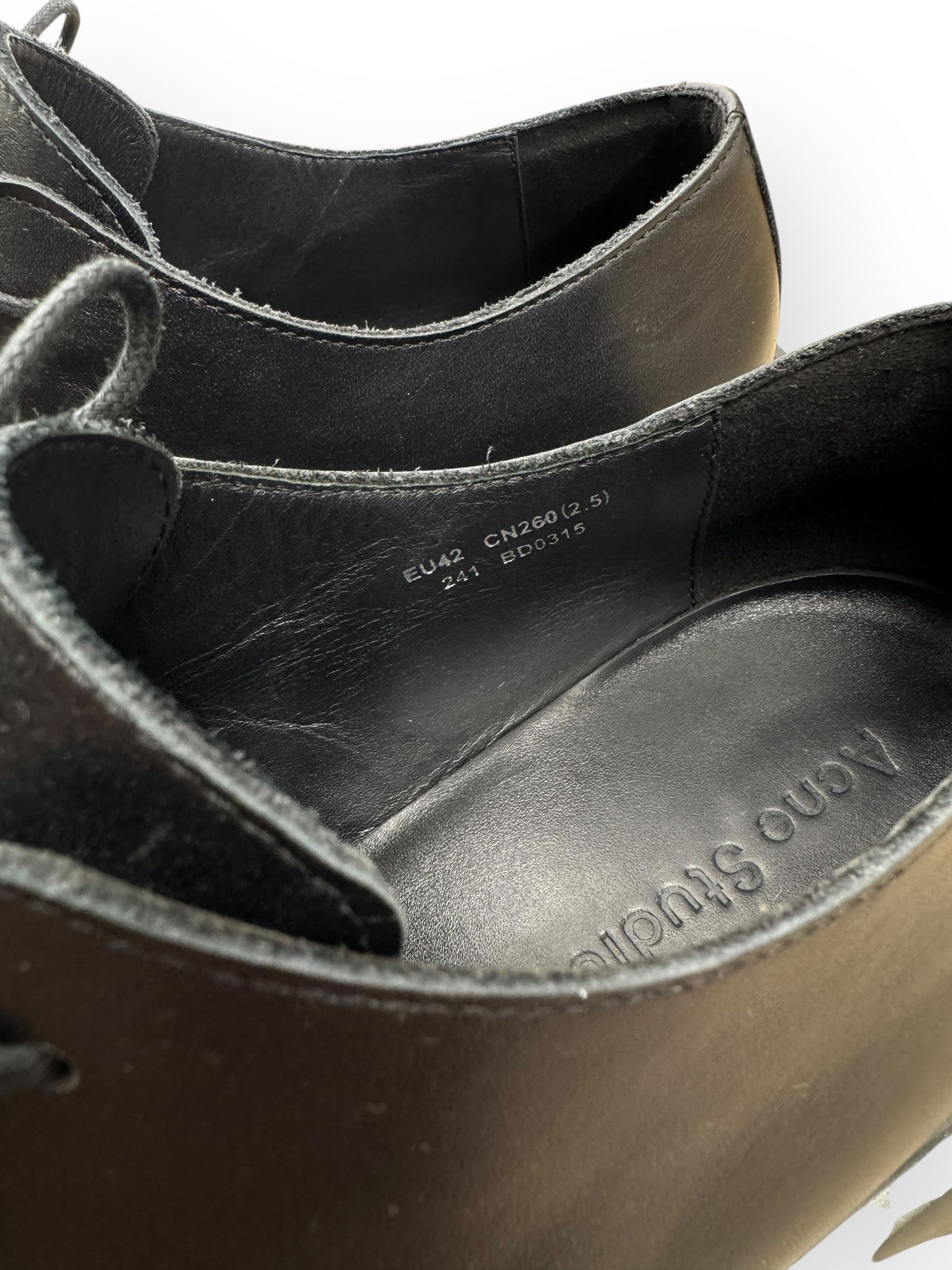 Acne Studios Chunky Leather Derby Star-Sole Lace-up Size US 9 / EU 42 - 6 Thumbnail