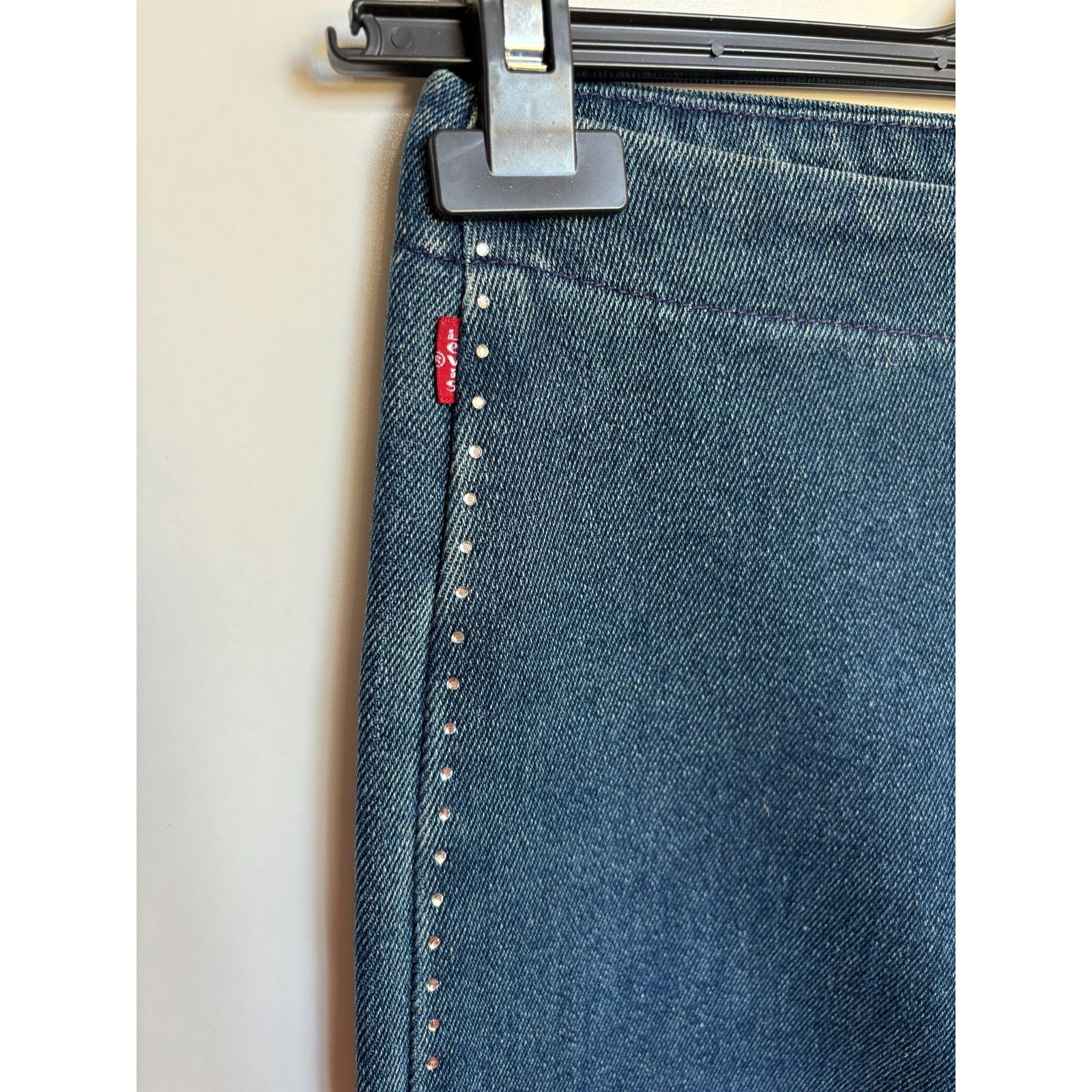 Japanese Brand × Levi's × Levi's Vintage Clothing Levi's W28 Jeans Rhinestone Side Rare Archive Deadstock Y2K Size US 28 / EU 44 - 7 Thumbnail