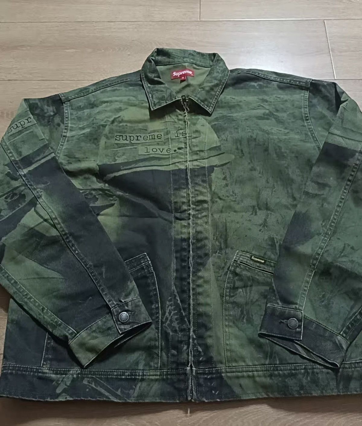 Streetwear × Stussy × Supreme Supreme «Supreme is love» Denim