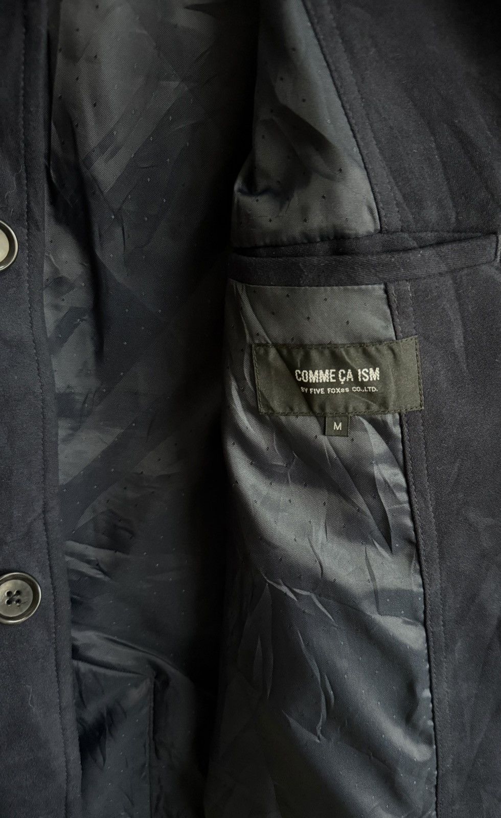 Comme des Garcons Homme Plus VINTAGE WOOL JACKET COMME CA ISM by COMME DES GARCONS Size US M / EU 48-50 / 2 - 5 Thumbnail