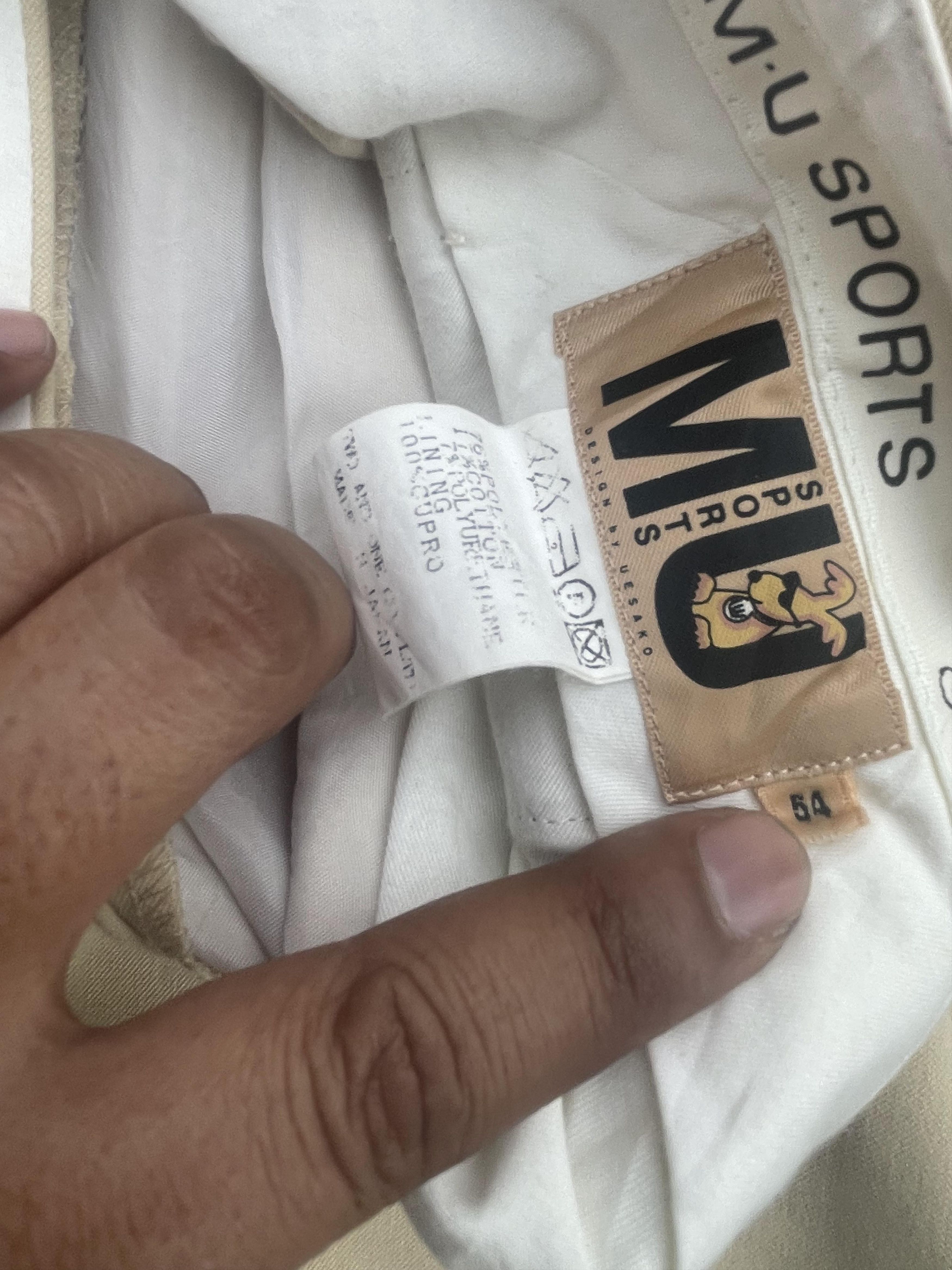 Japanese Brand Vintage MU Sports Pleated Trouser Size US 36 / EU 52 - 8 Thumbnail