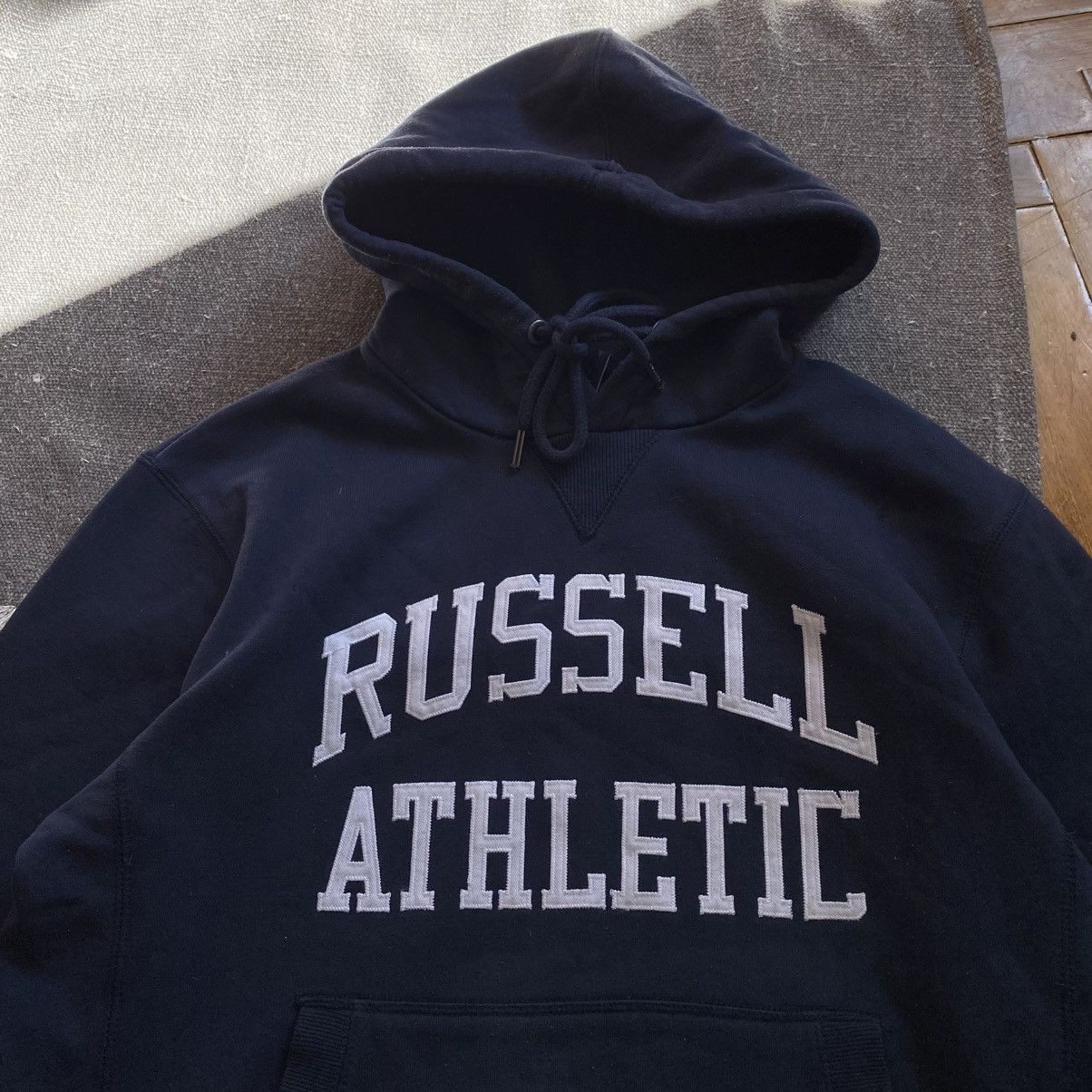 Russell Athletic VINTAGE RUSSEL ATHLETIC BIG LOGO BOXY HOODIE Size US M / EU 48-50 / 2 - 2 Thumbnail