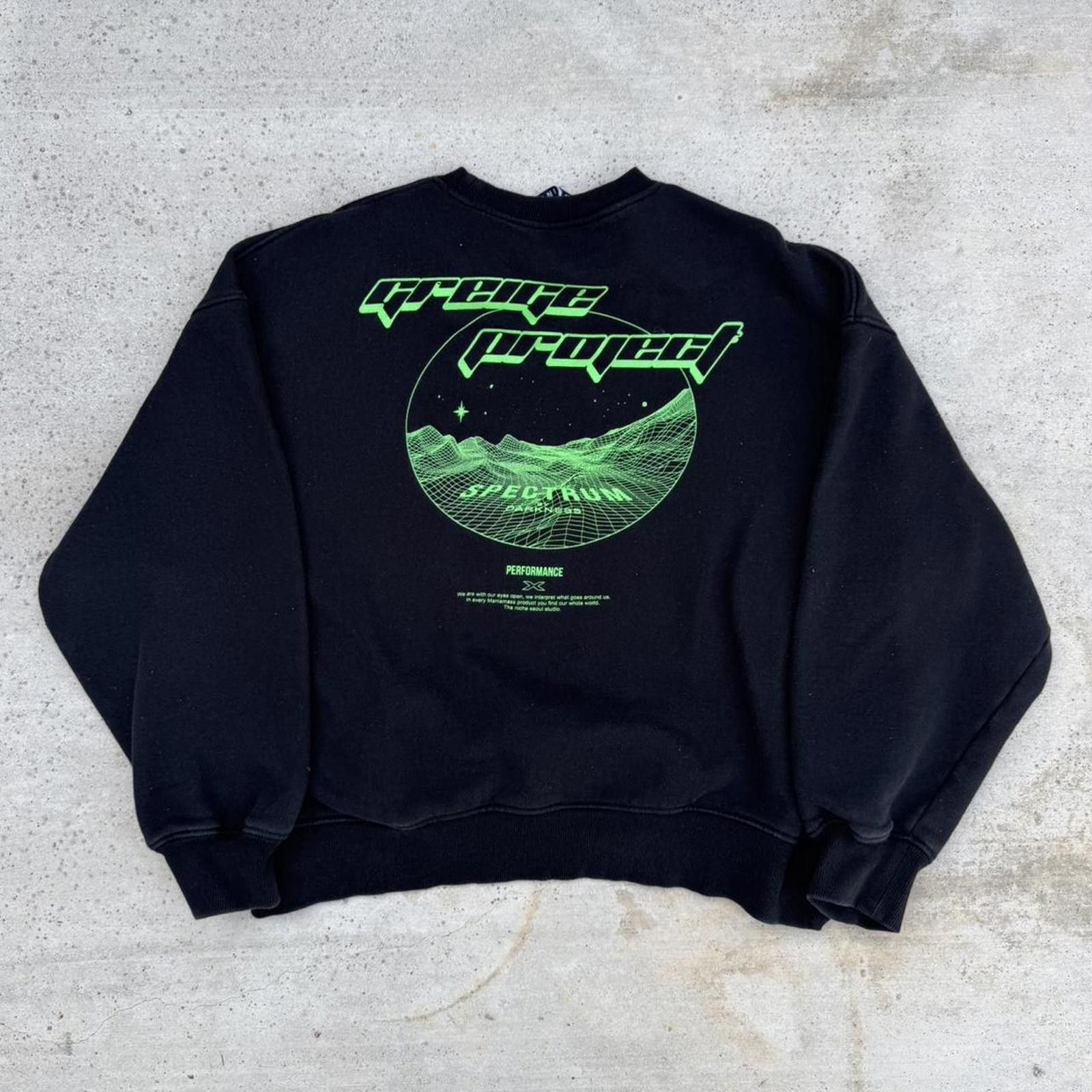 A. A. Spectrum Spectrum Graphic Black Sweatshirt Size US M / EU 48-50 / 2 - 2 Thumbnail