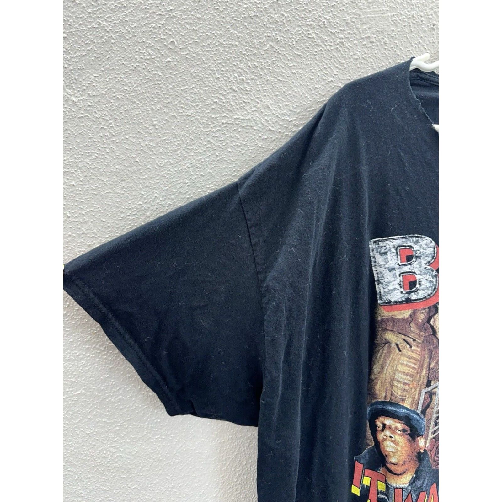 Vintage VINTAGE Notorious BIG T-Shirt Black 2X Short Sleeve Graphic Shirt 80s 90s Sports Mens Women Ladies Size XXL / US 16-18 / IT 52-54 - 2 Thumbnail