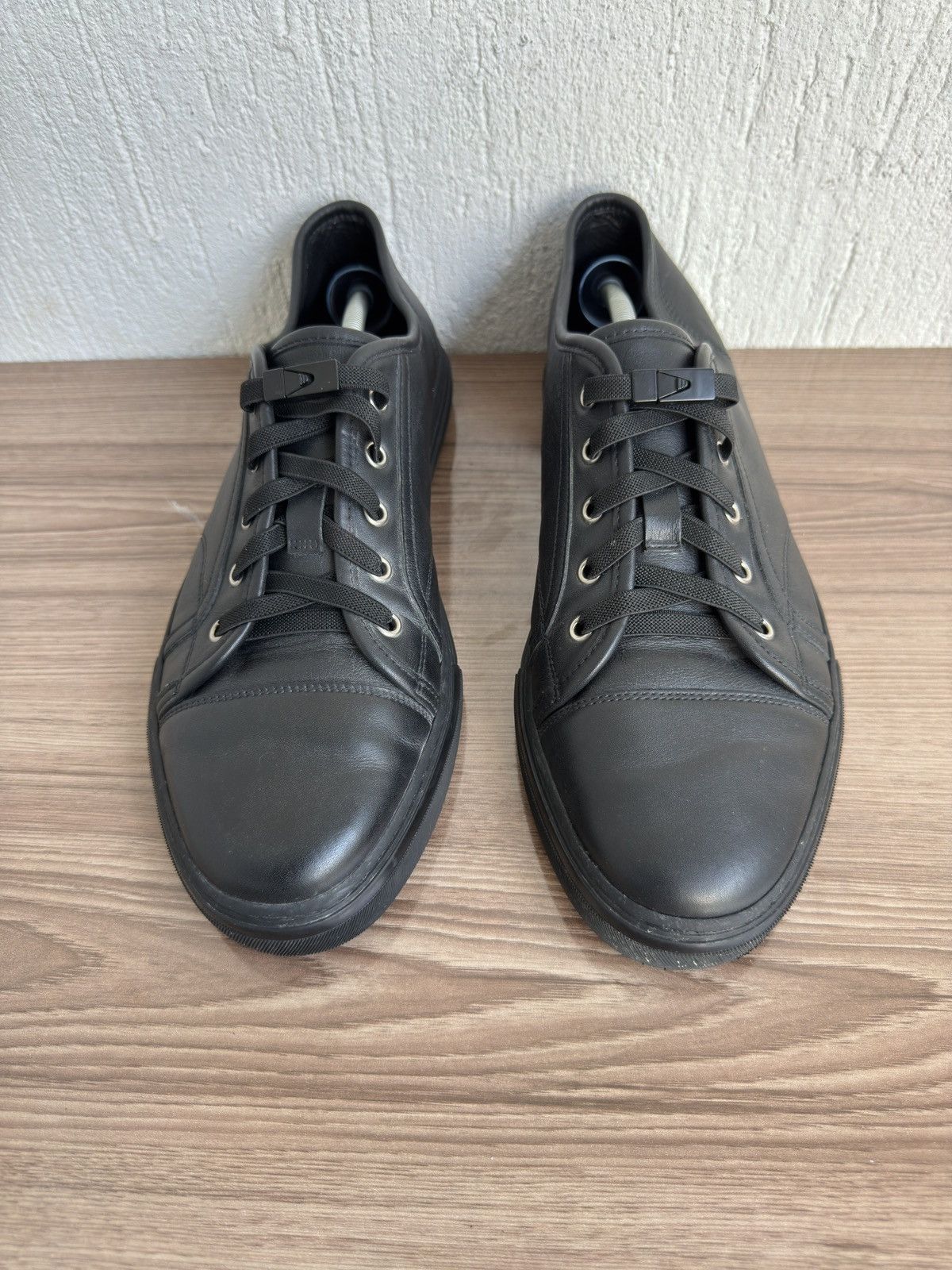 Gucci Lace up leather sneakers Size US 10 / EU 43 - 5 Thumbnail