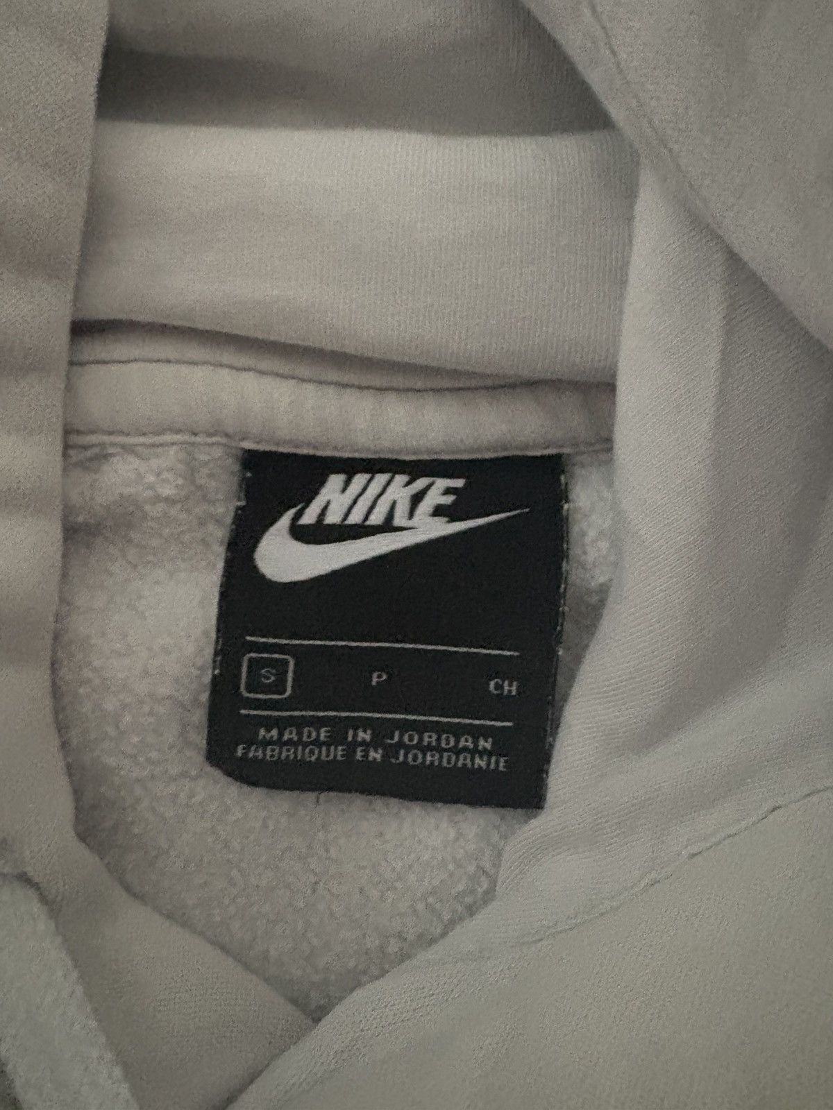 Nike × Vintage Small White Nike Hoodie Size S / US 4 / IT 40 - 2 Thumbnail