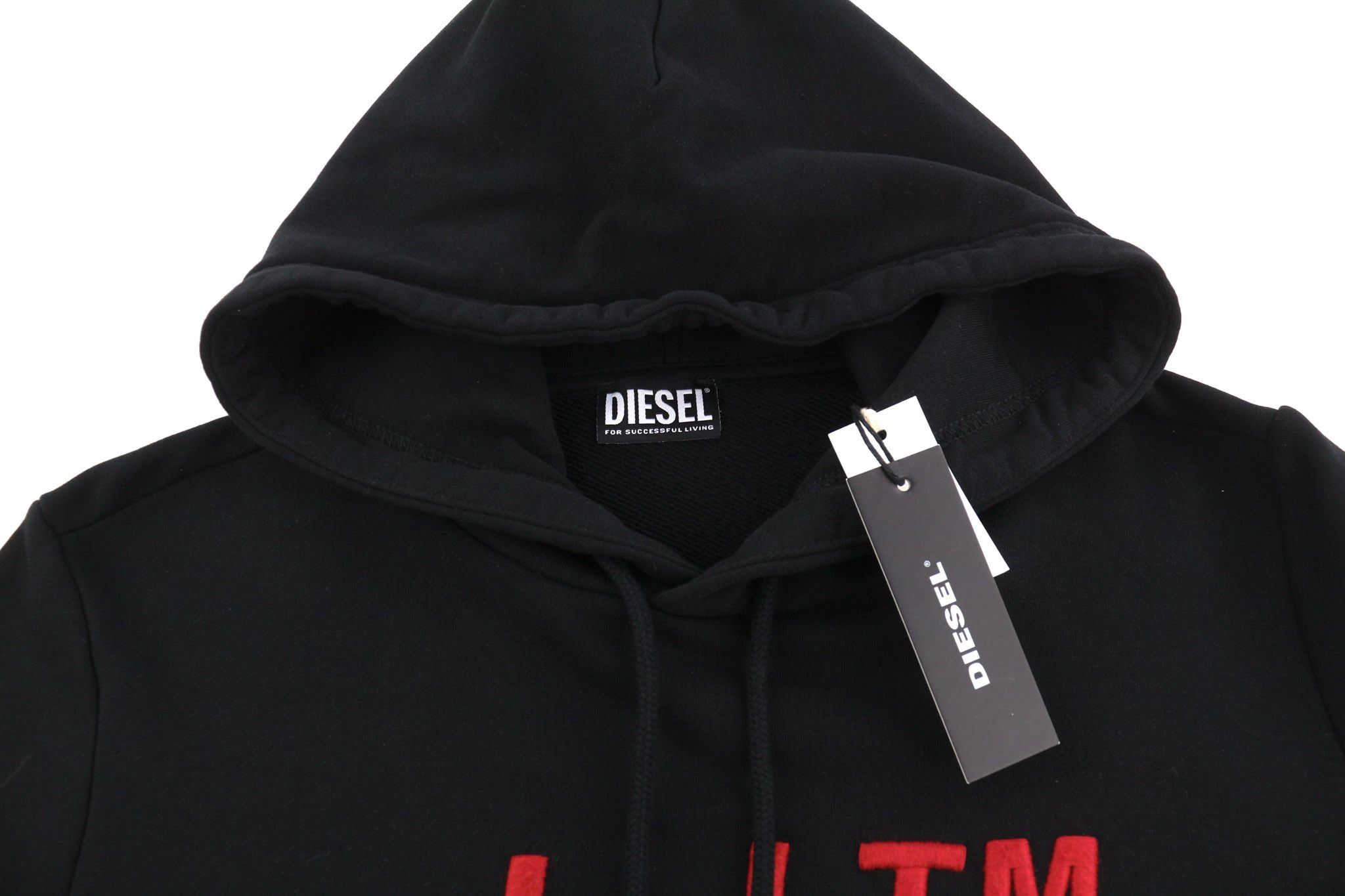 Diesel S-GIRK-HOOD-B4 S Kangaroo Pocket Black Hoodie 40375 Size US S / EU 44-46 / 1 - 4 Thumbnail