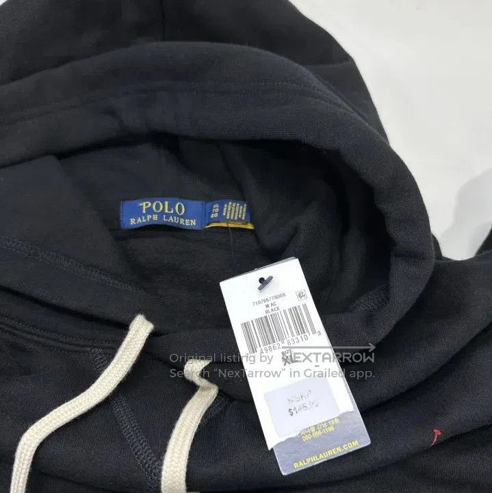Polo Ralph Lauren Polo Ralph Lauren Logo Embroidered Black Hoodie. Size US XL / EU 56 / 4 - 4 Thumbnail