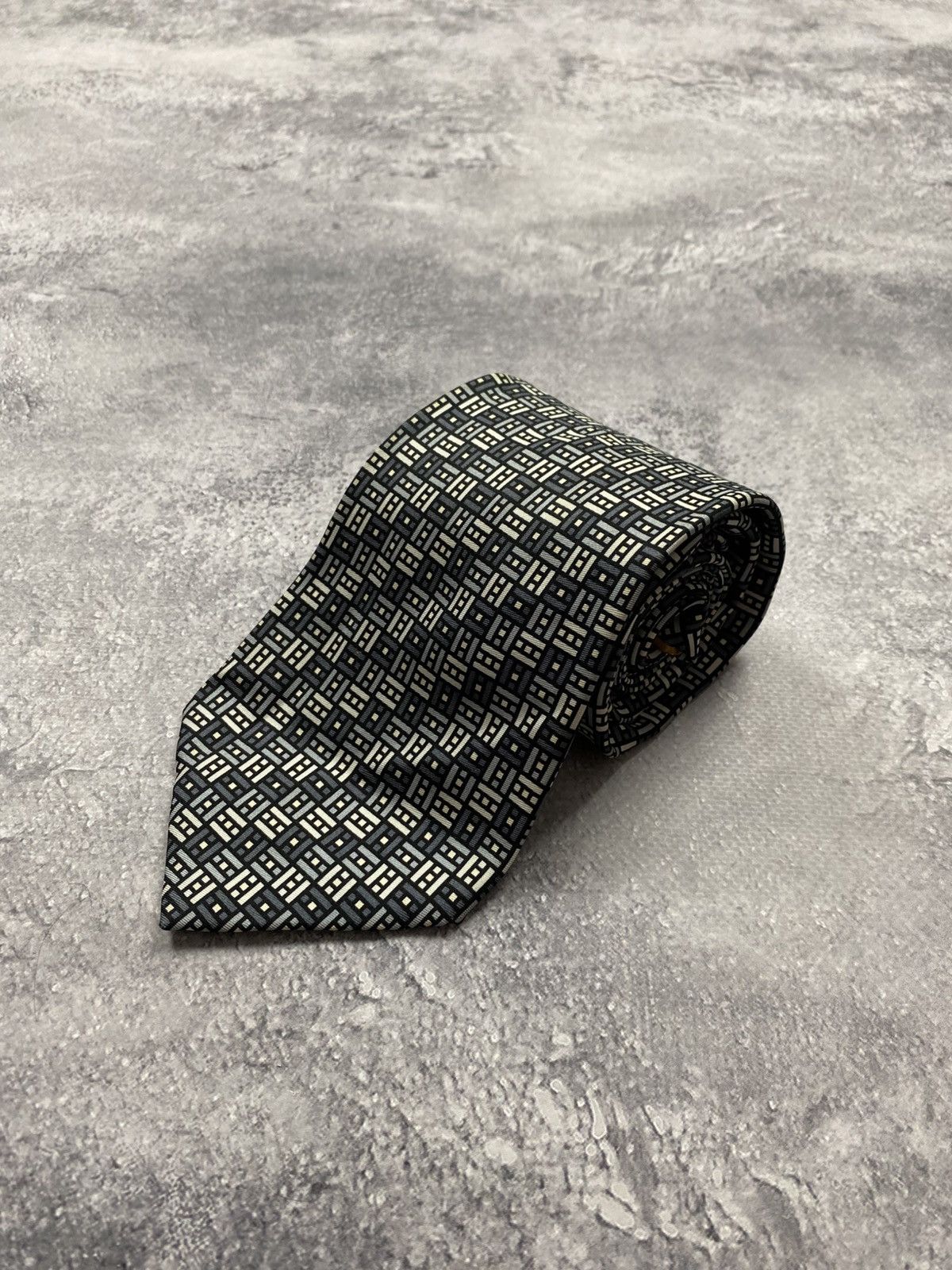Yves Saint Laurent Yves Saint Laurent Silk Necktie YSL Luxury Ties Monogram Size ONE SIZE - 10 Thumbnail