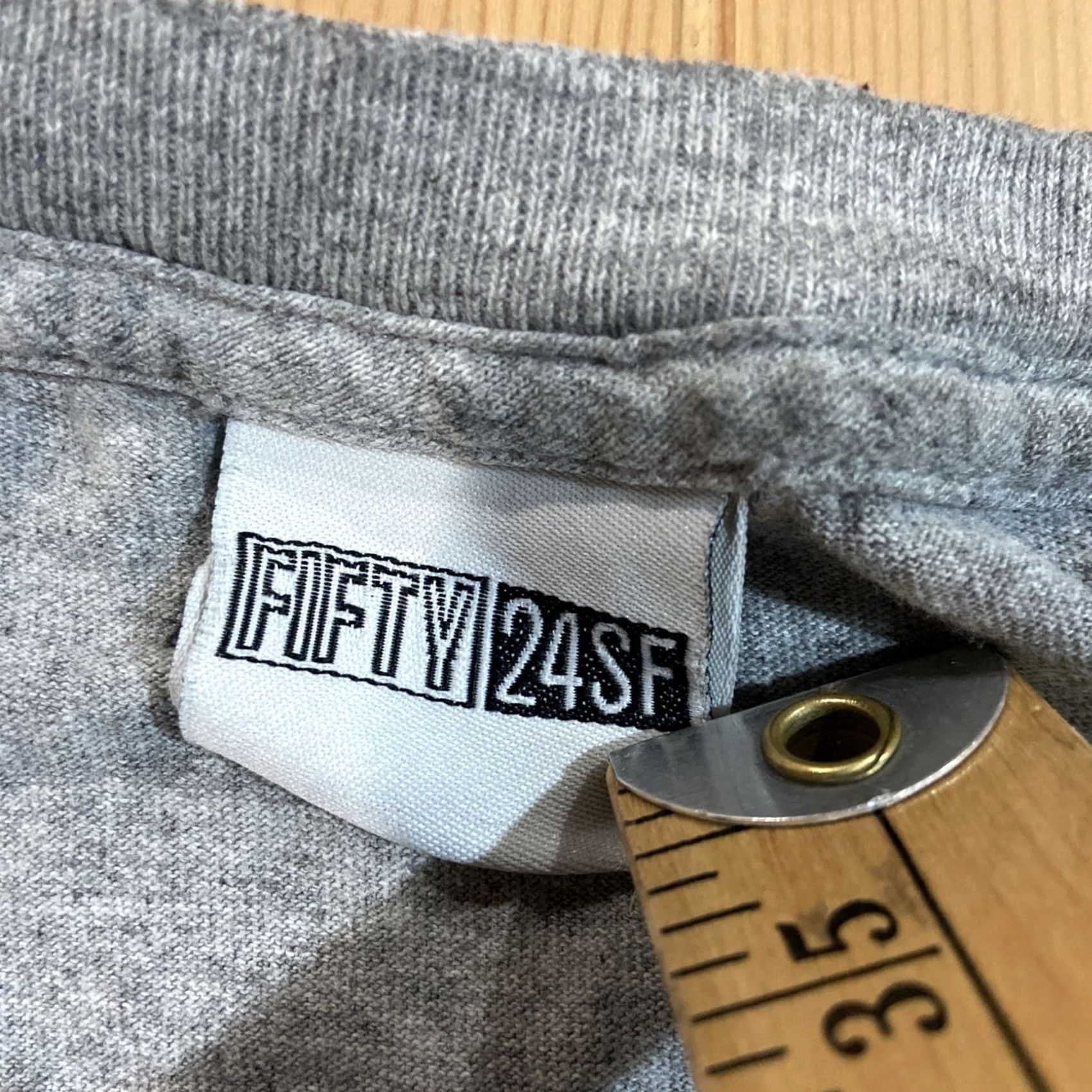Upper Playground UPPER PLAYGROUND - Fifty 24SF - Biggie Smalls L Vintage Y2K T-Shirt Man Gray Cotton Crew Neck Short Sleeve Regular L Size US L / EU 52-54 / 3 - 5 Thumbnail