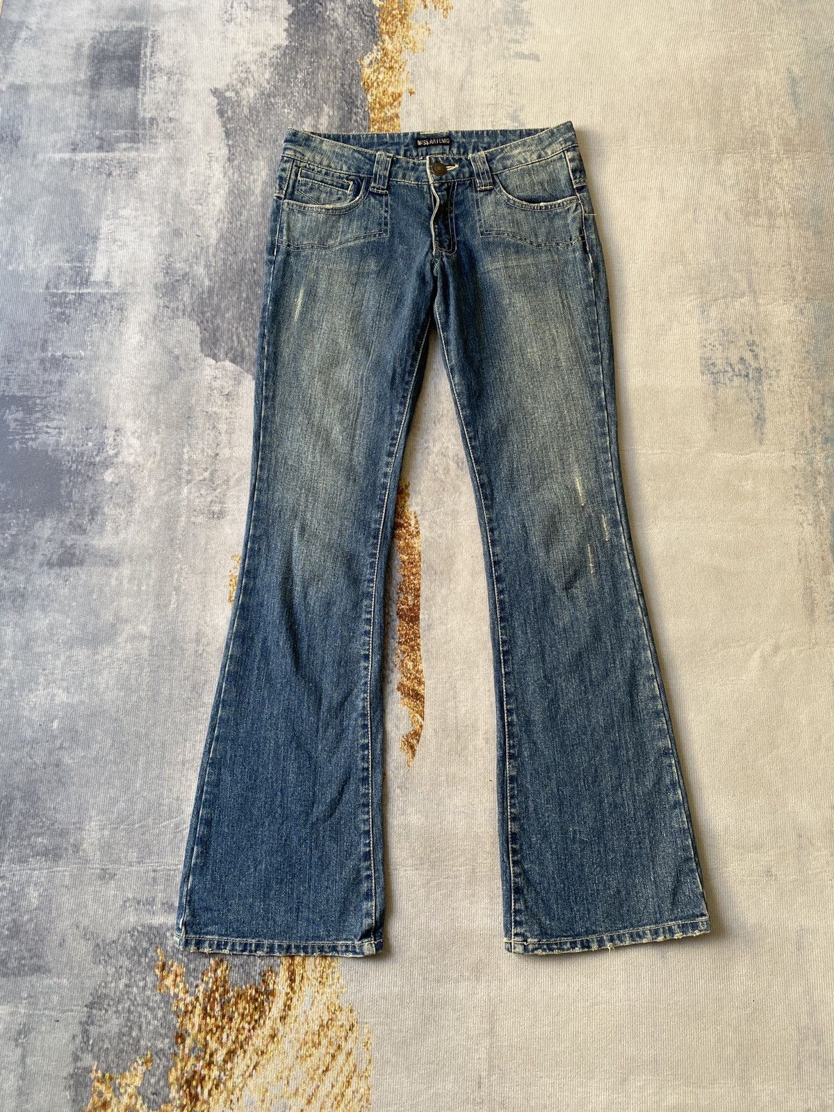 Japanese Brand × Tornado Mart 1990’s Miss Artemis Tribal Design Flare Denim Size US 29 - 5 Thumbnail