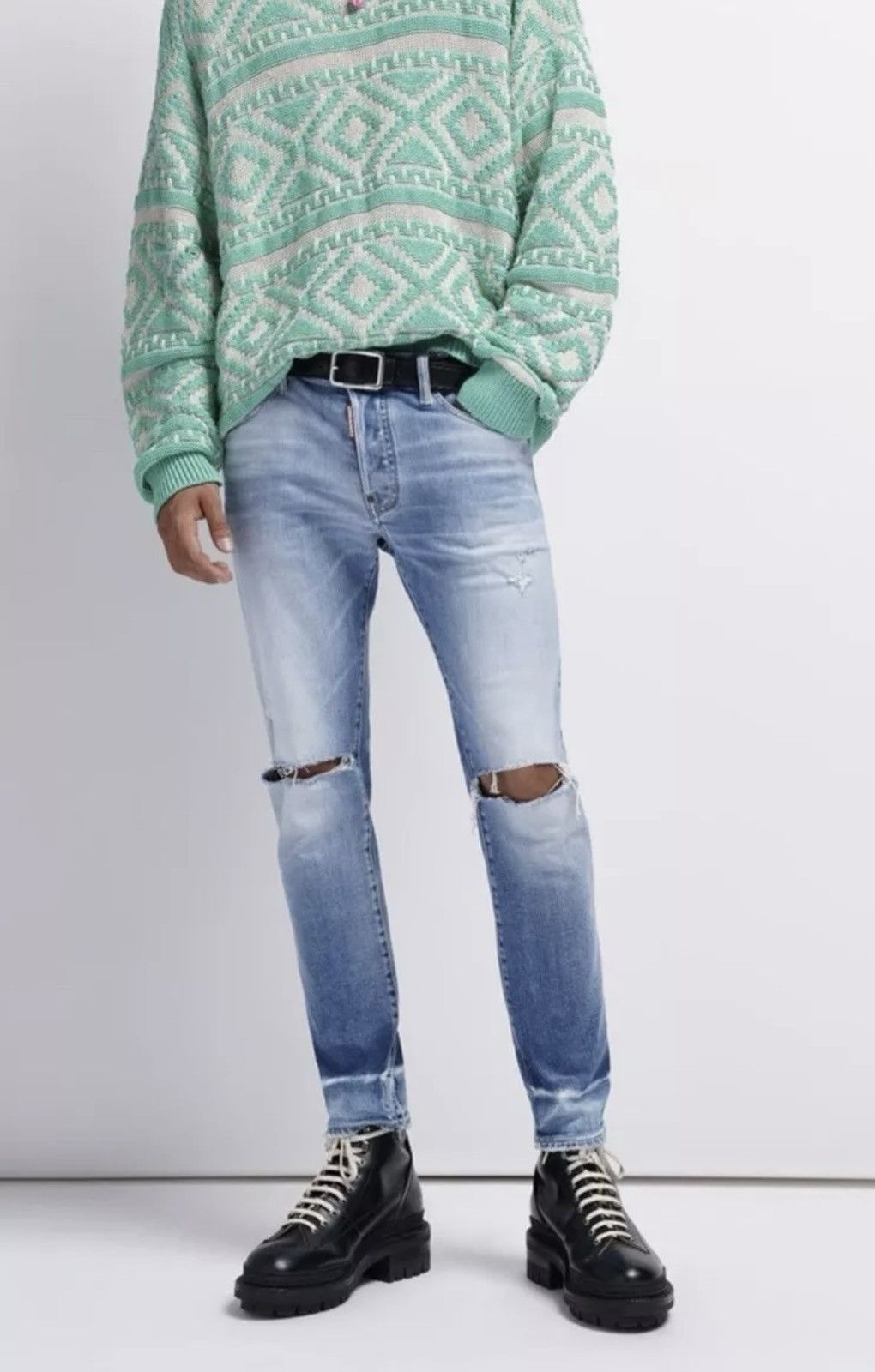 Dsquared2 Dsquared2 DSQUARED2 ROADIE JEANS BLUE SIZE 50 Waist 38 Inch Size US 34 / EU 50 - 18 Thumbnail