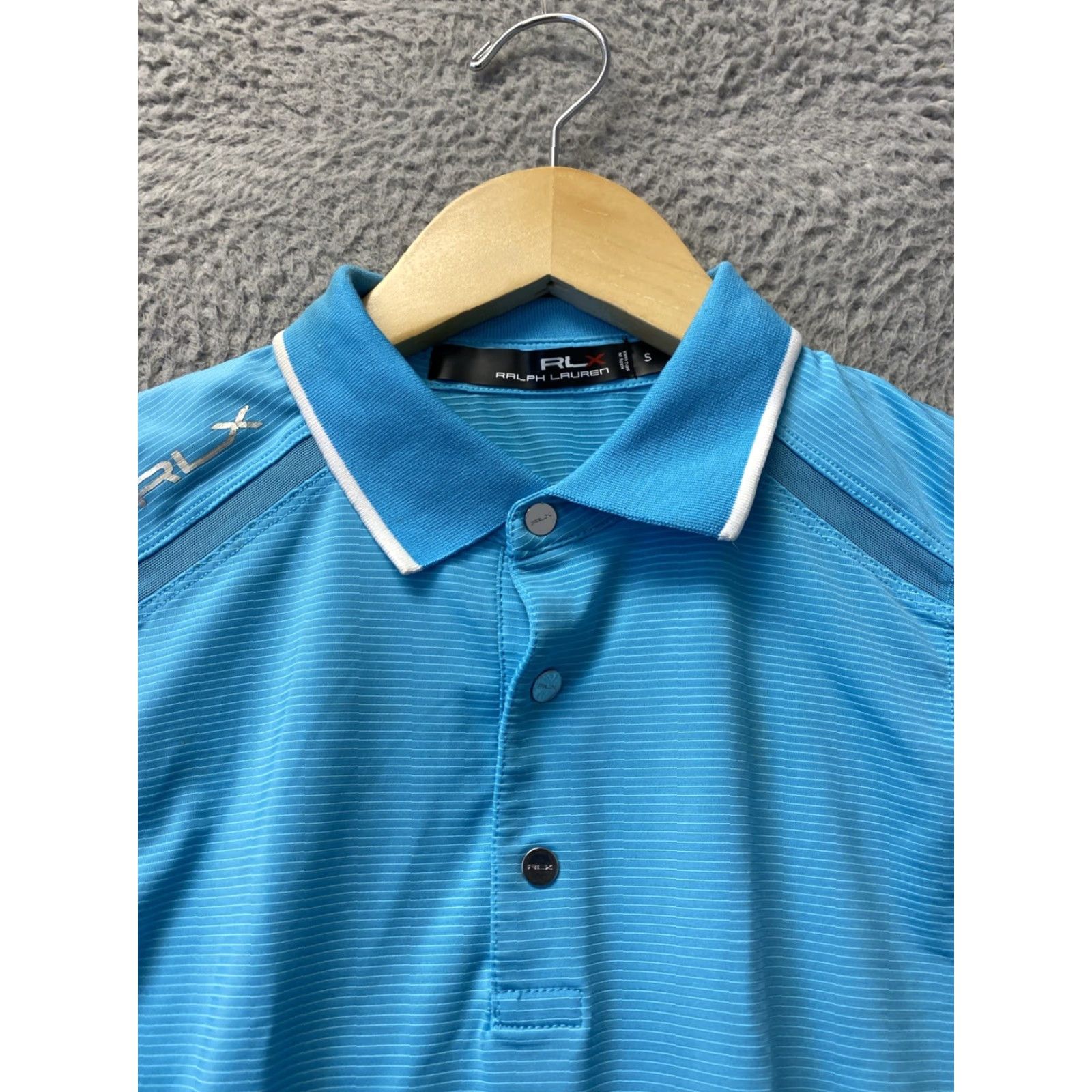 RLX Ralph Lauren VINTAGE RLX RALPH LAUREN Women's Sleeveless Golf Polo S Turquoise /165-12 Size ONE SIZE - 2 Thumbnail