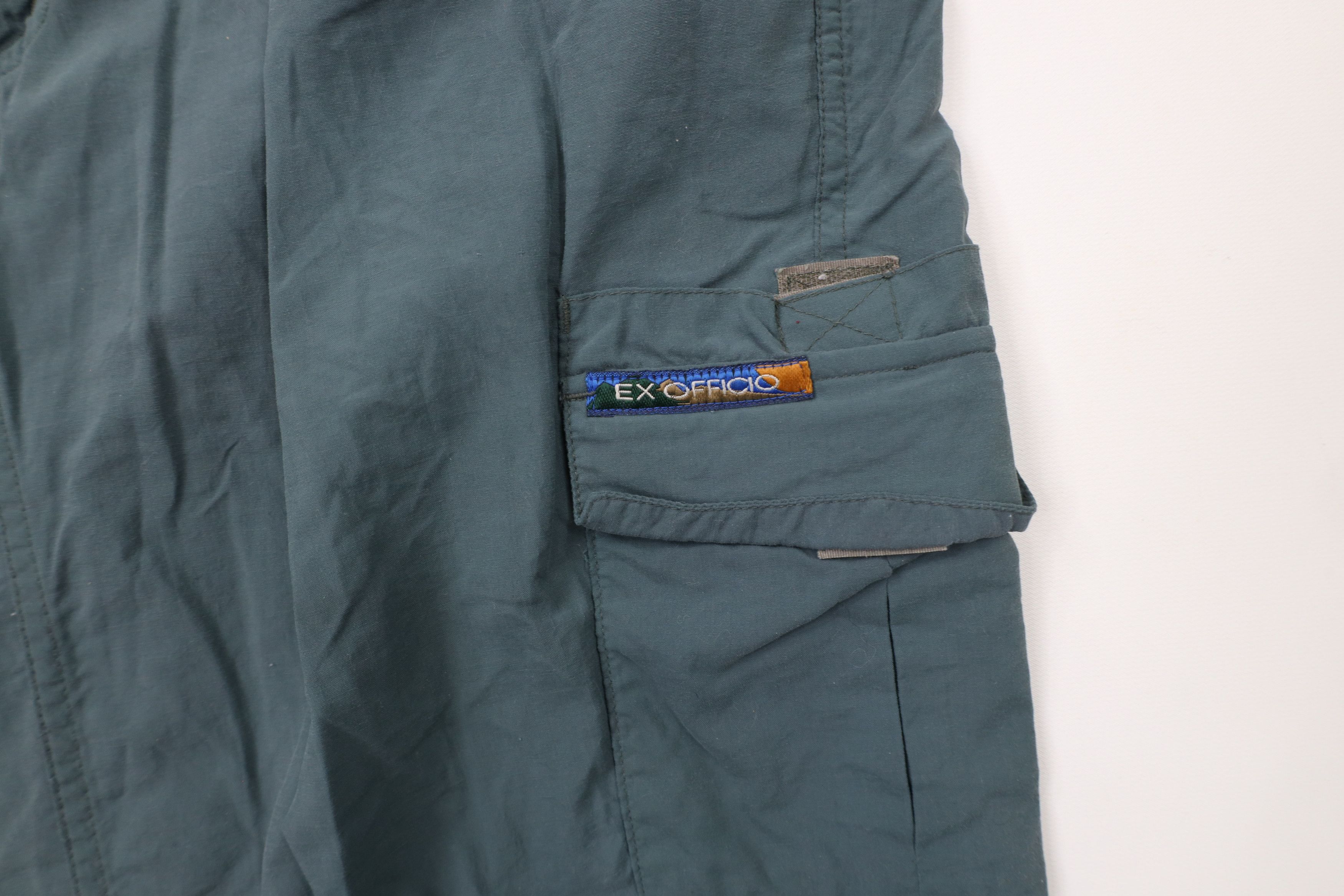 ExOfficio × Vintage Vintage 90s ExOfficio Lightweight Hiking Trail Pants Green Size US 34 / EU 50 - 5 Thumbnail