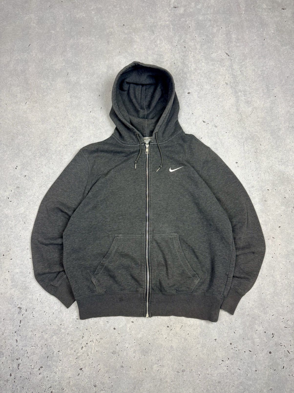Nike Vintage Nike Small Swoosh Y2K Zip Hoodie Size US L / EU 52-54 / 3 - 1 Thumbnail