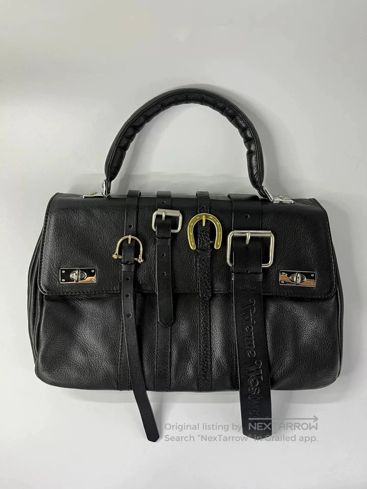 Vivienne Westwood Vivienne Westwood Black Large Accordion Handbag. Size ONE SIZE - 1 Thumbnail