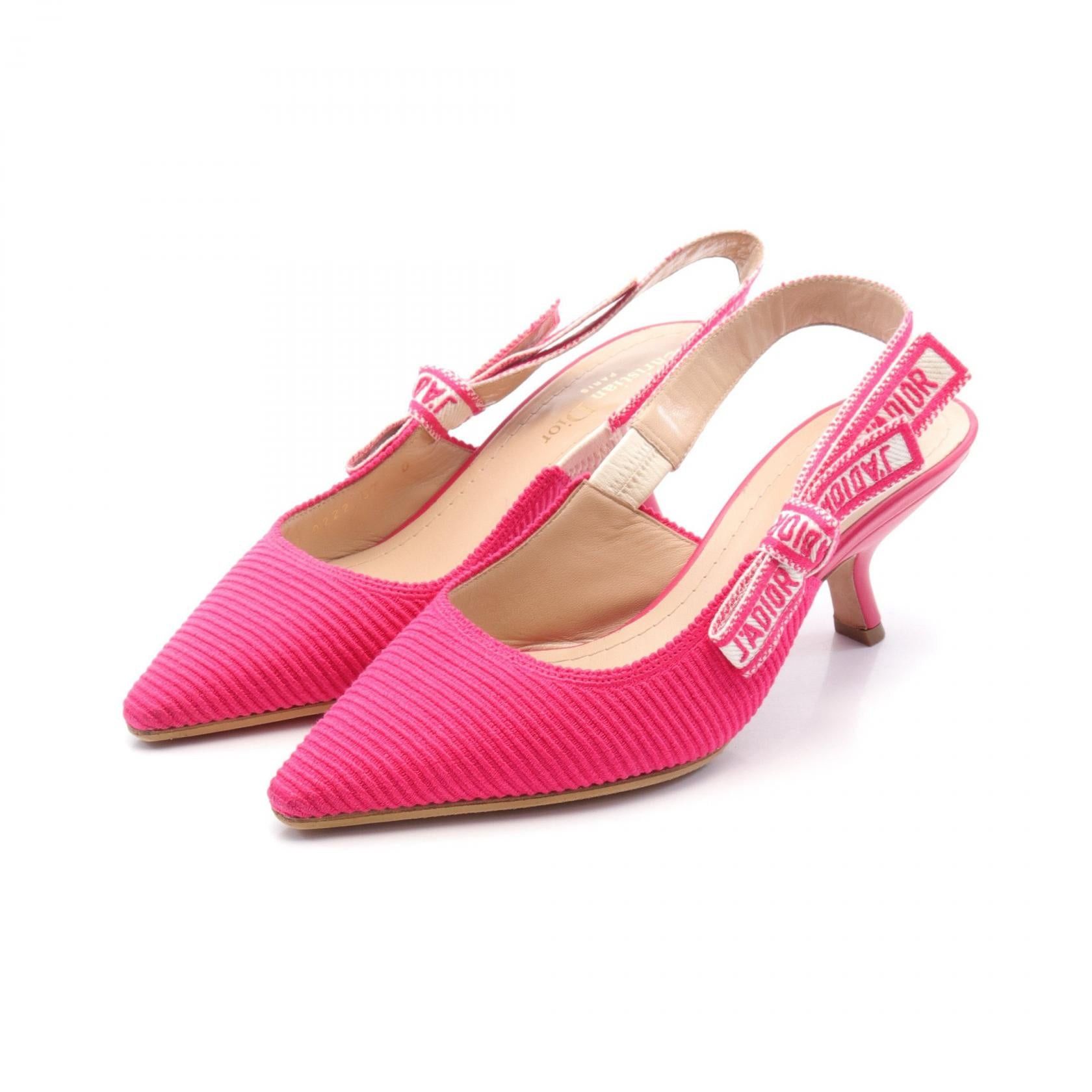 Dior Dior J´Adior Pumps Fabric Pink Purple White Size ONE SIZE - 1 Thumbnail