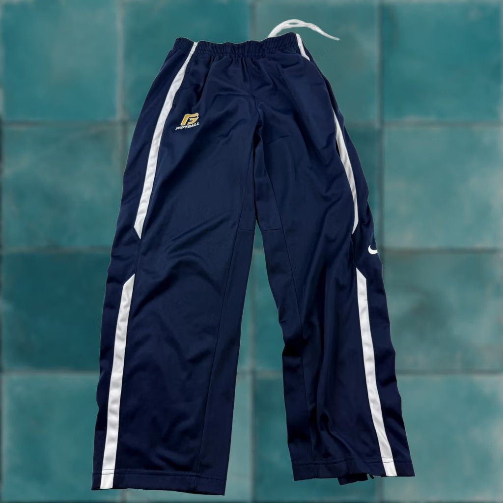 Nike Nike Pants Mens Large Blue Knit Track Football Athletic George Fox Bruins Size US 33 - 1 Thumbnail