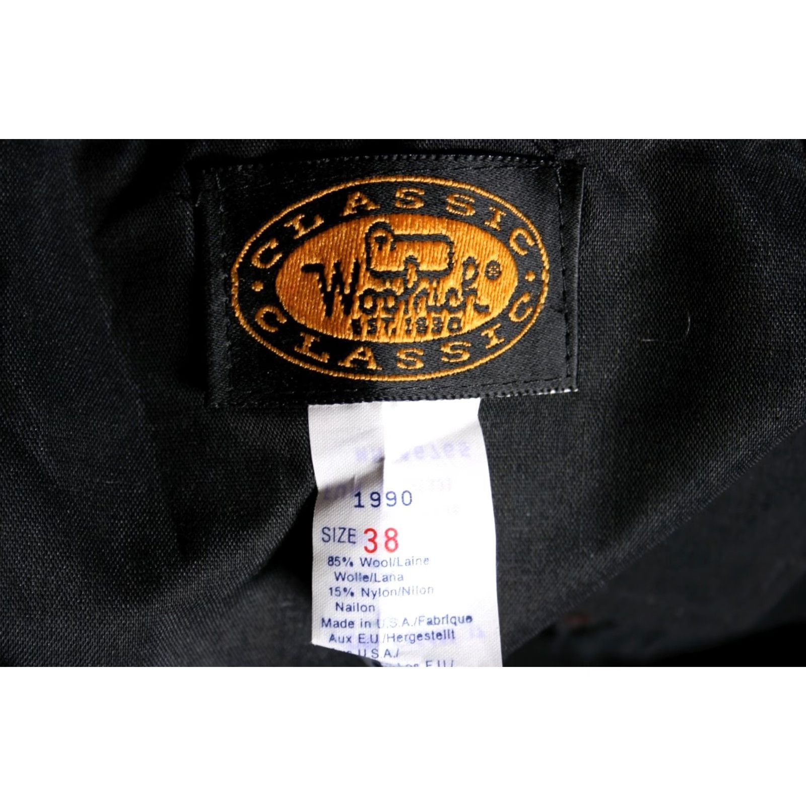 Vintage VINTAGE Woolrich Pants Wool Blend Plaid Hunting Pants 38 Men Regular Gray 1990 Woolrich Mens Hunting Pants Size US 38 / EU 54 - 7 Thumbnail