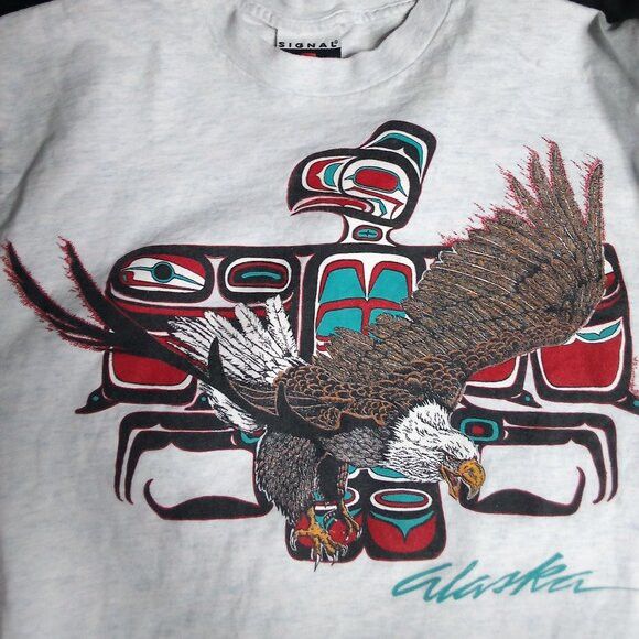 Signal Sport Vintage Alaska Bald Eagle First Nation Totem Art Size US M / EU 48-50 / 2 - 1 Thumbnail