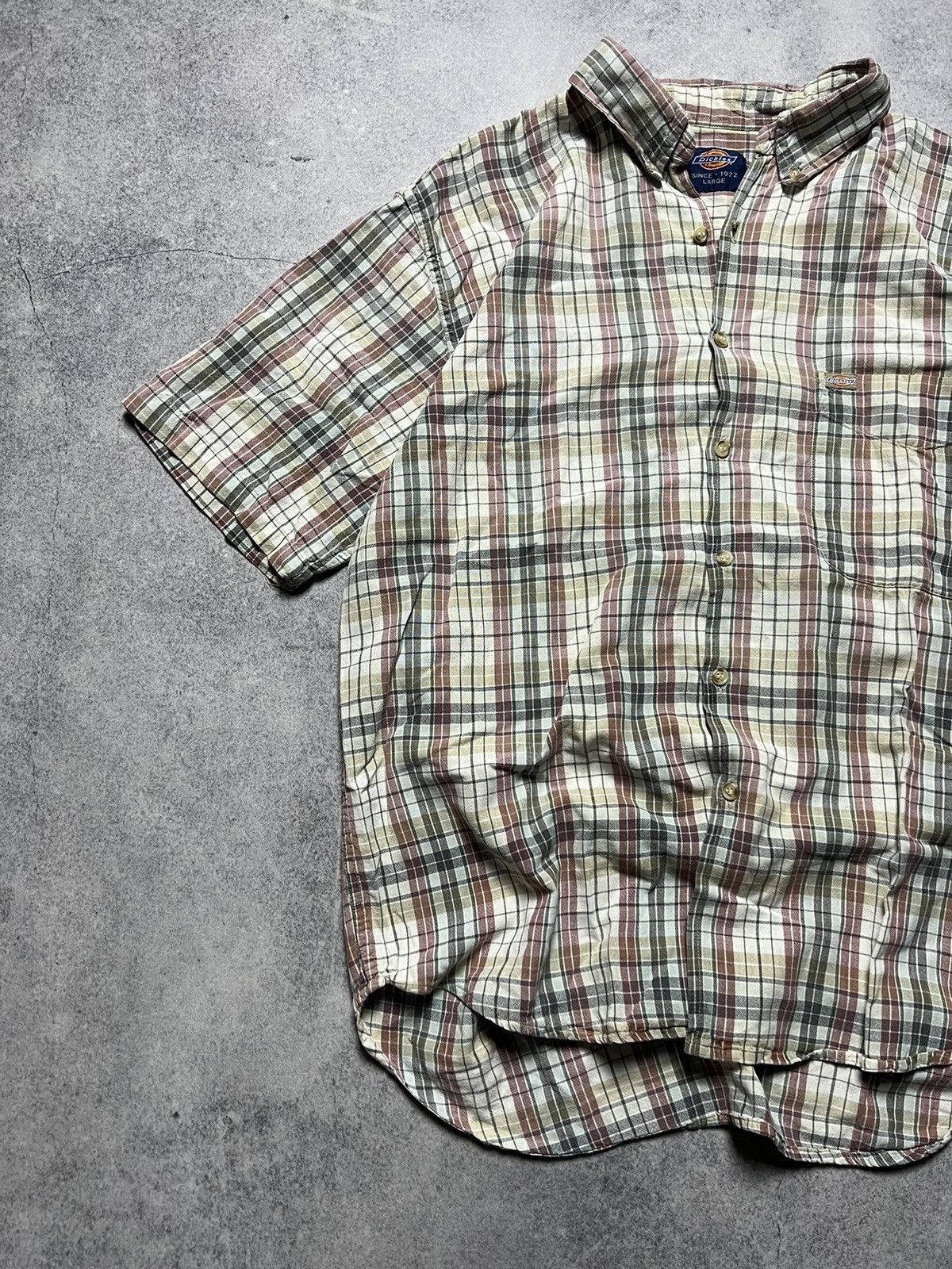 Vintage Crazy Vintage Dickies Y2K Mechanic Work Wear Skate Shirt Size US L / EU 52-54 / 3 - 2 Thumbnail