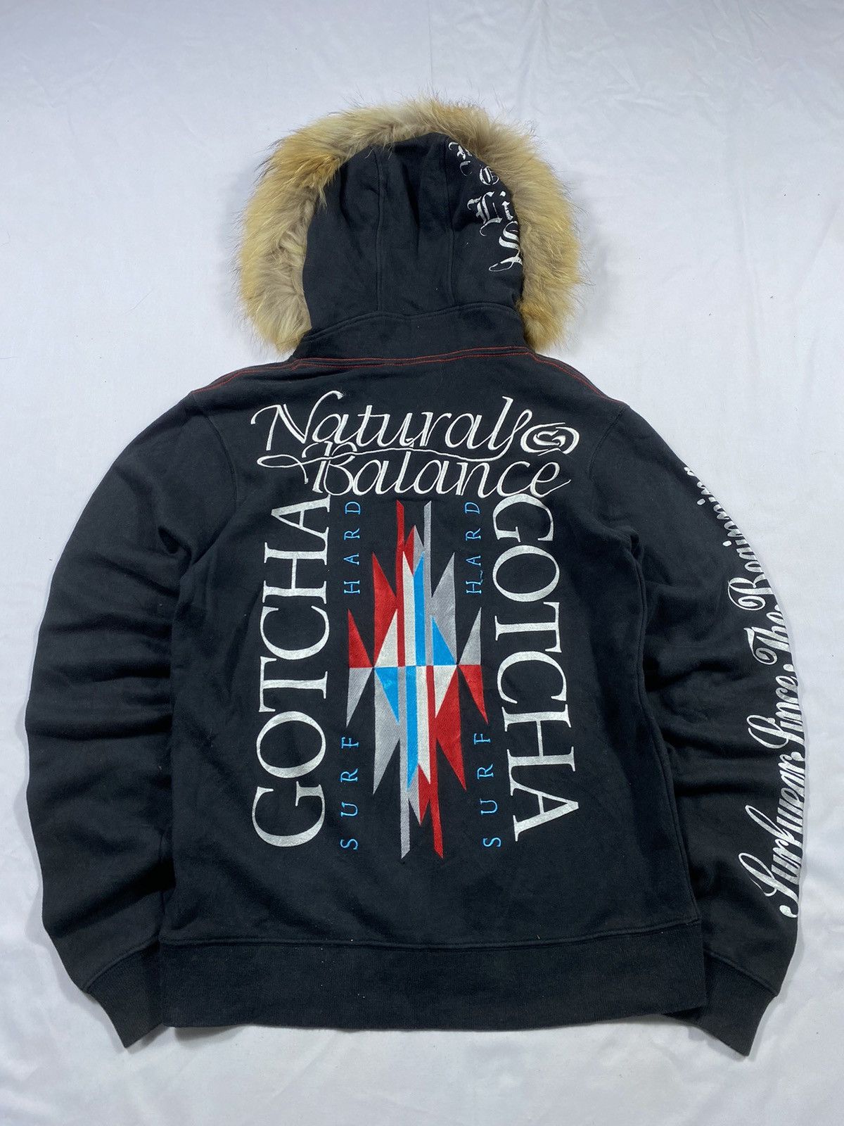 Gotcha Japanese Gotcha individual fur zip hoodie Size US M / EU 48-50 / 2 - 2 Thumbnail