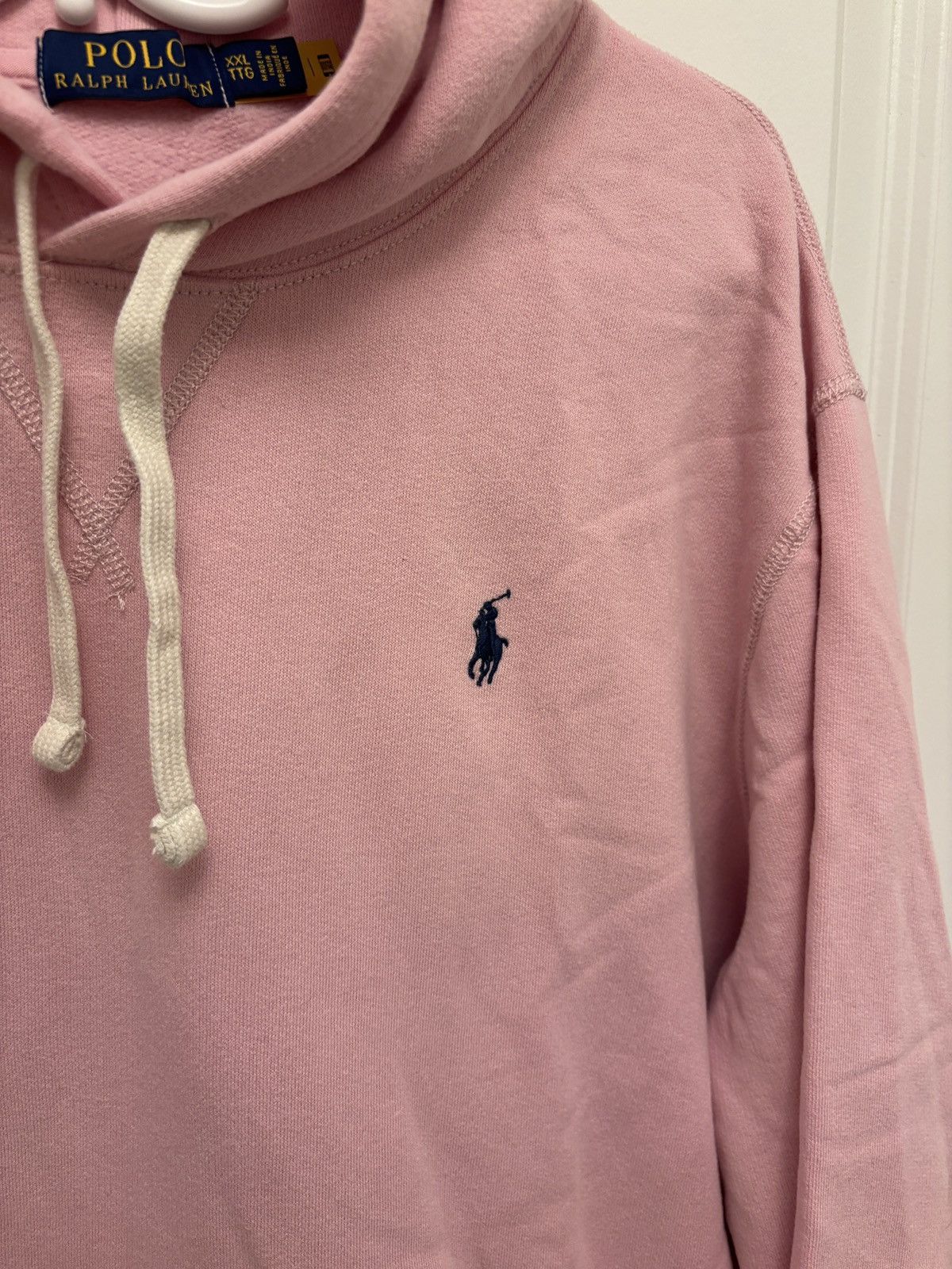 Polo Ralph Lauren Pink logo hoodie Size US XXL / EU 58 / 5 - 2 Thumbnail