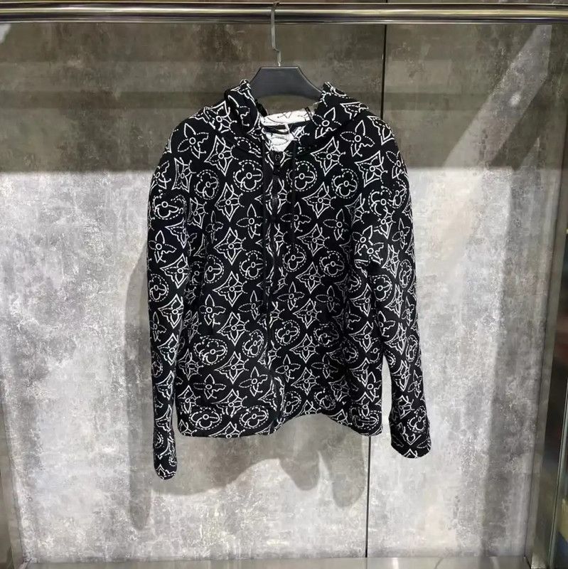 Louis Vuitton Louis Vuitton Black Cotton Men's Jacket 0089 Size US L / EU 52-54 / 3 - 1 Thumbnail