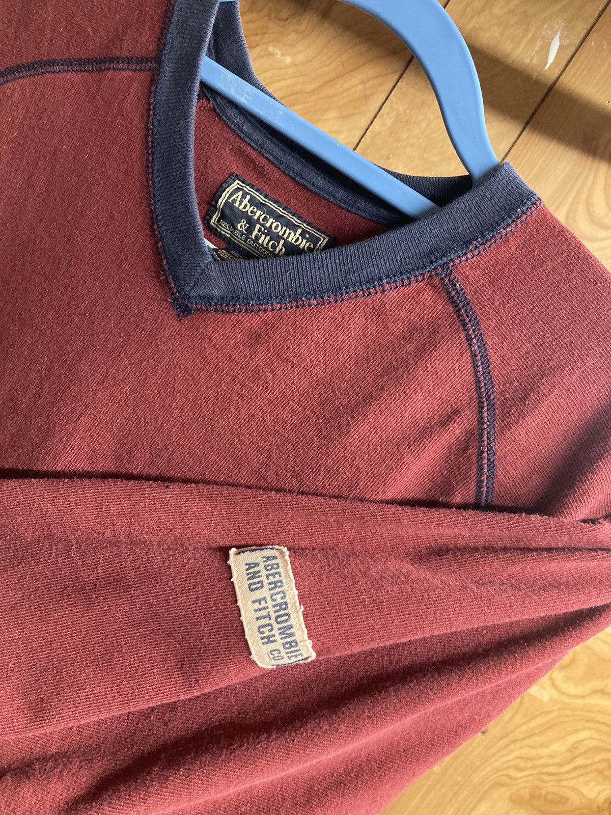 Abercrombie & Fitch Abercrombie & Fitch Red Longsleeve Blank Size US XL / EU 56 / 4 - 3 Thumbnail
