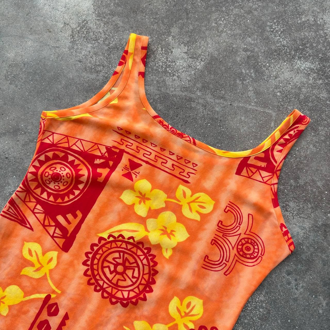 Hysteric Glamour × Japanese Brand × Vintage Avant Garde Vintage Floral Tank Top Size L / US 10 / IT 46 - 2 Thumbnail