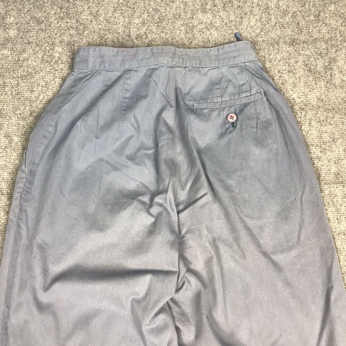 Issey Miyake × Vintage 90s Issey Miyake faded blue gray colour woman pants Size 24" / US 00 / IT 34 - 9 Thumbnail
