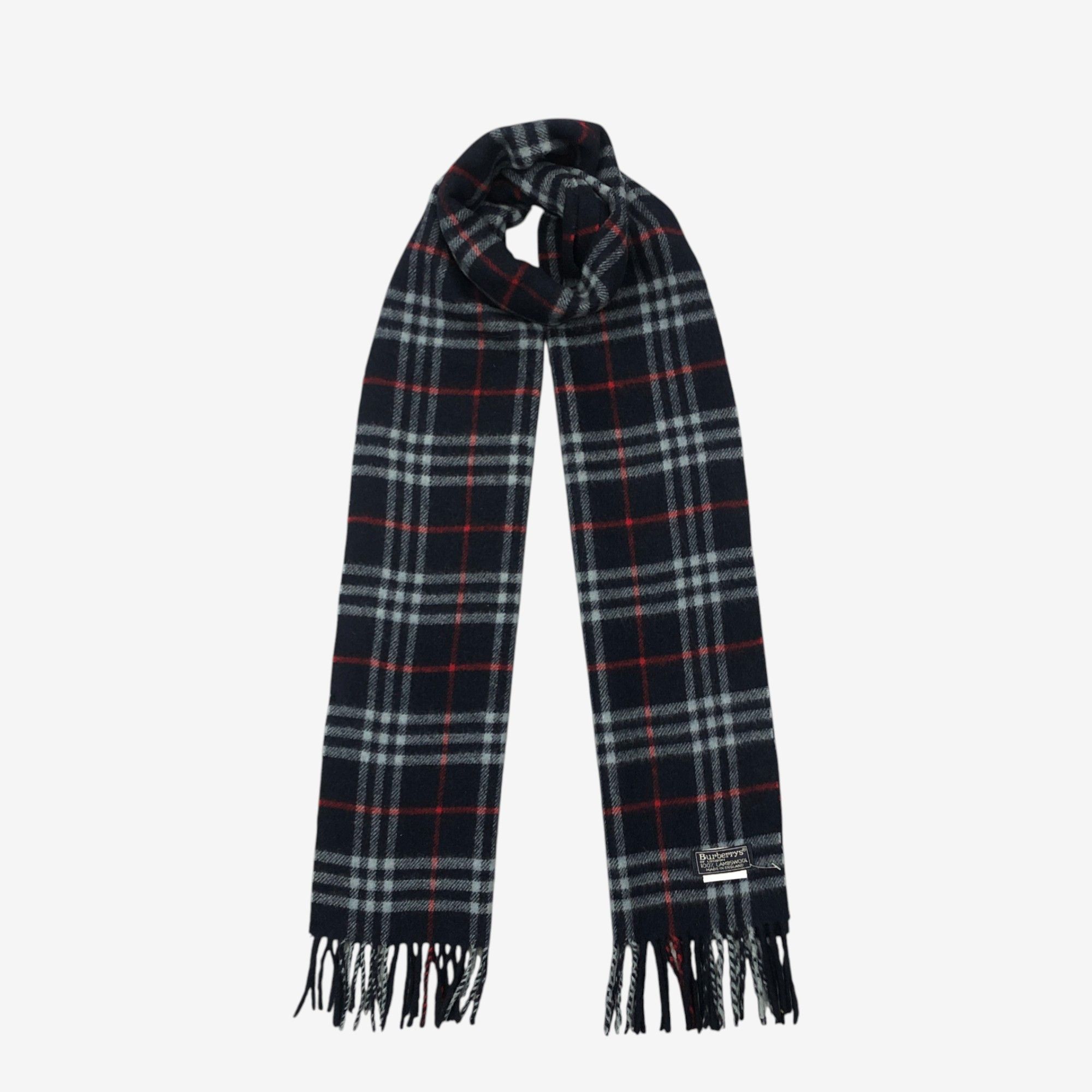 Burberry Vintage Burberry Scarf Muffler Wool Winter Scarves Size ONE SIZE - 1 Thumbnail