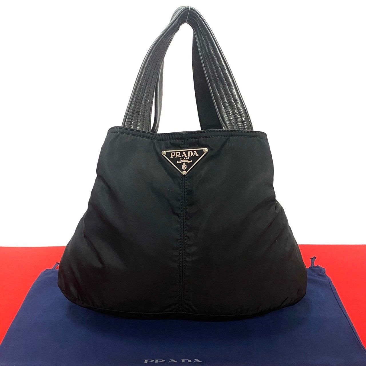 Prada Prada Handbag Black Nylon Size ONE SIZE - 1 Thumbnail