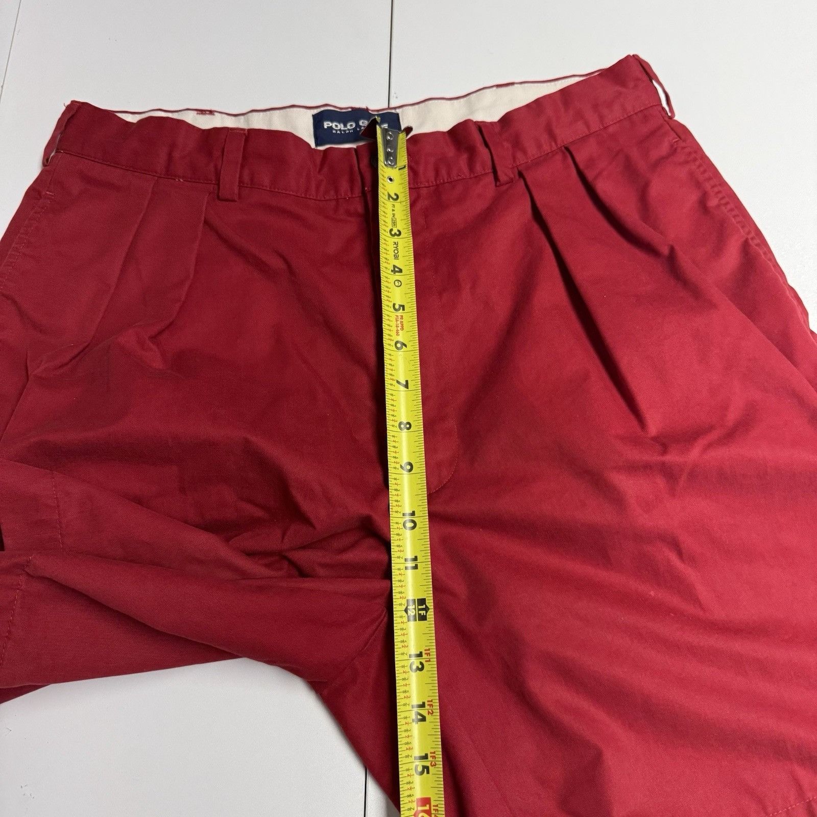 Polo Ralph Lauren Polo Golf Ralph Lauren Shorts Mens 35 (33x8) Red Size US 35 - 11 Thumbnail
