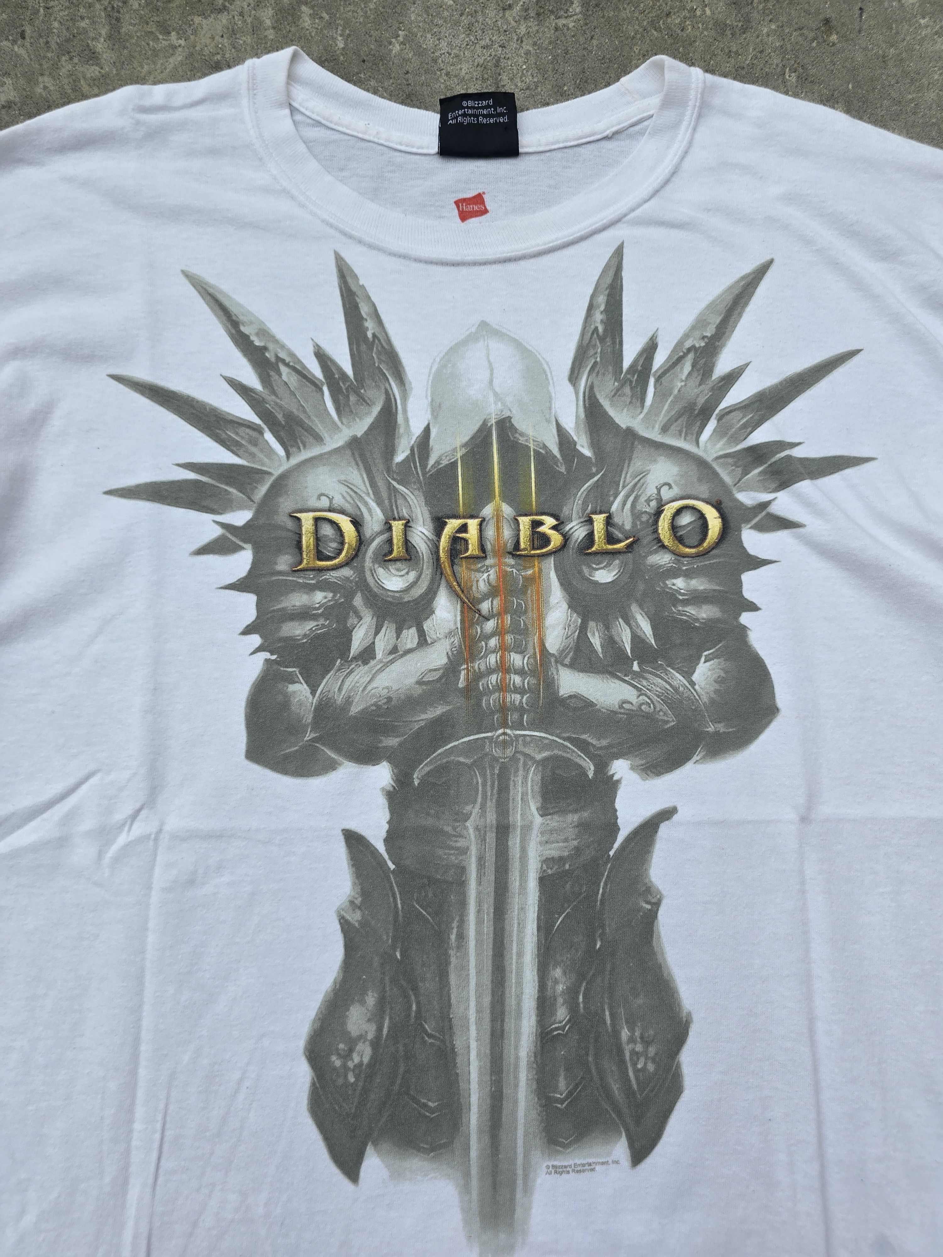 Hanes Diablo lll Tyrael Bowing Knight Y2K 2012 Size US L / EU 52-54 / 3 - 5 Thumbnail