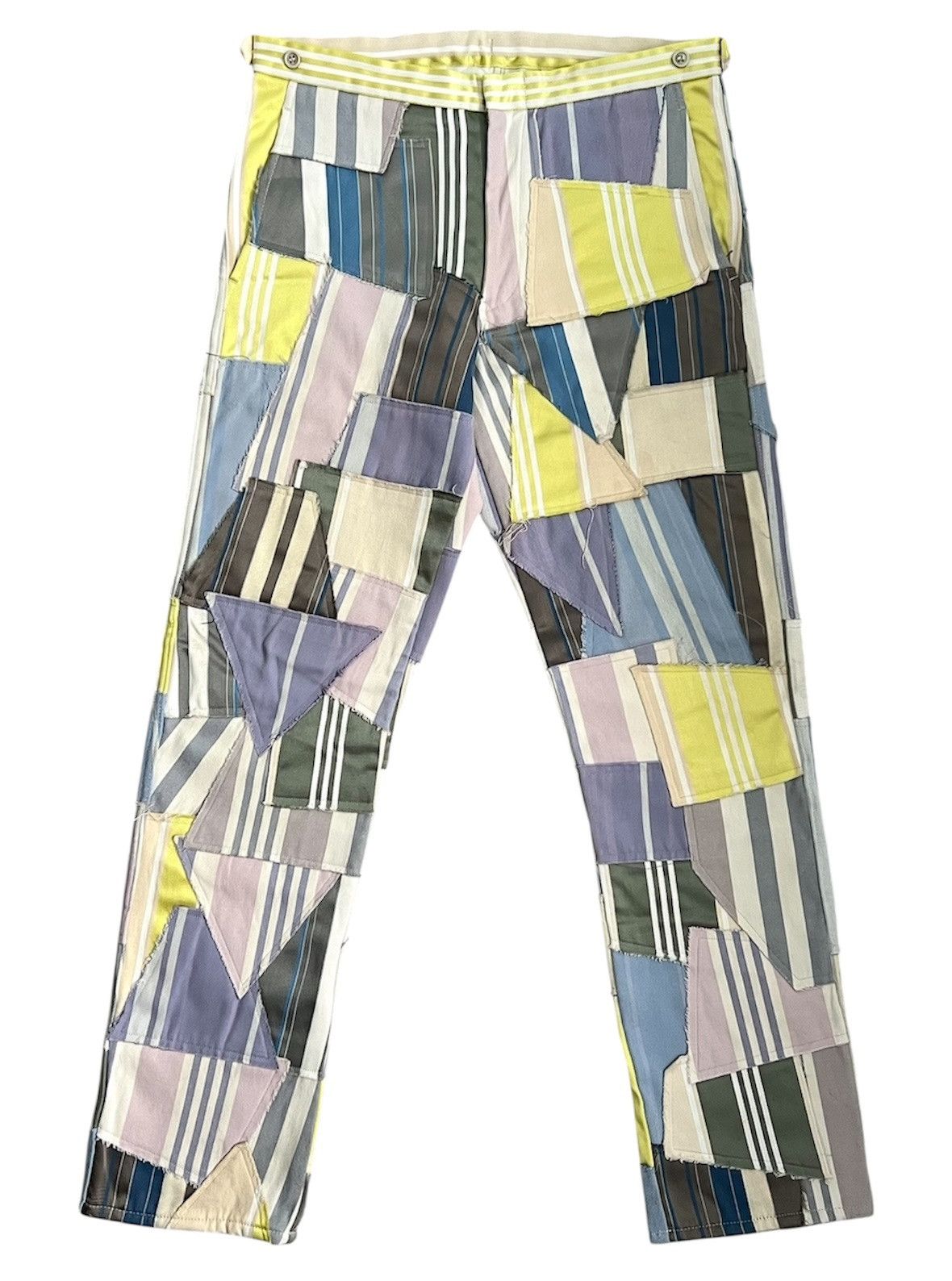 Comme des Garcons Homme Plus 1999 Comme Des Garcons Homme Plus RareRunway Patchwork Pants Size US 33 - 1 Thumbnail
