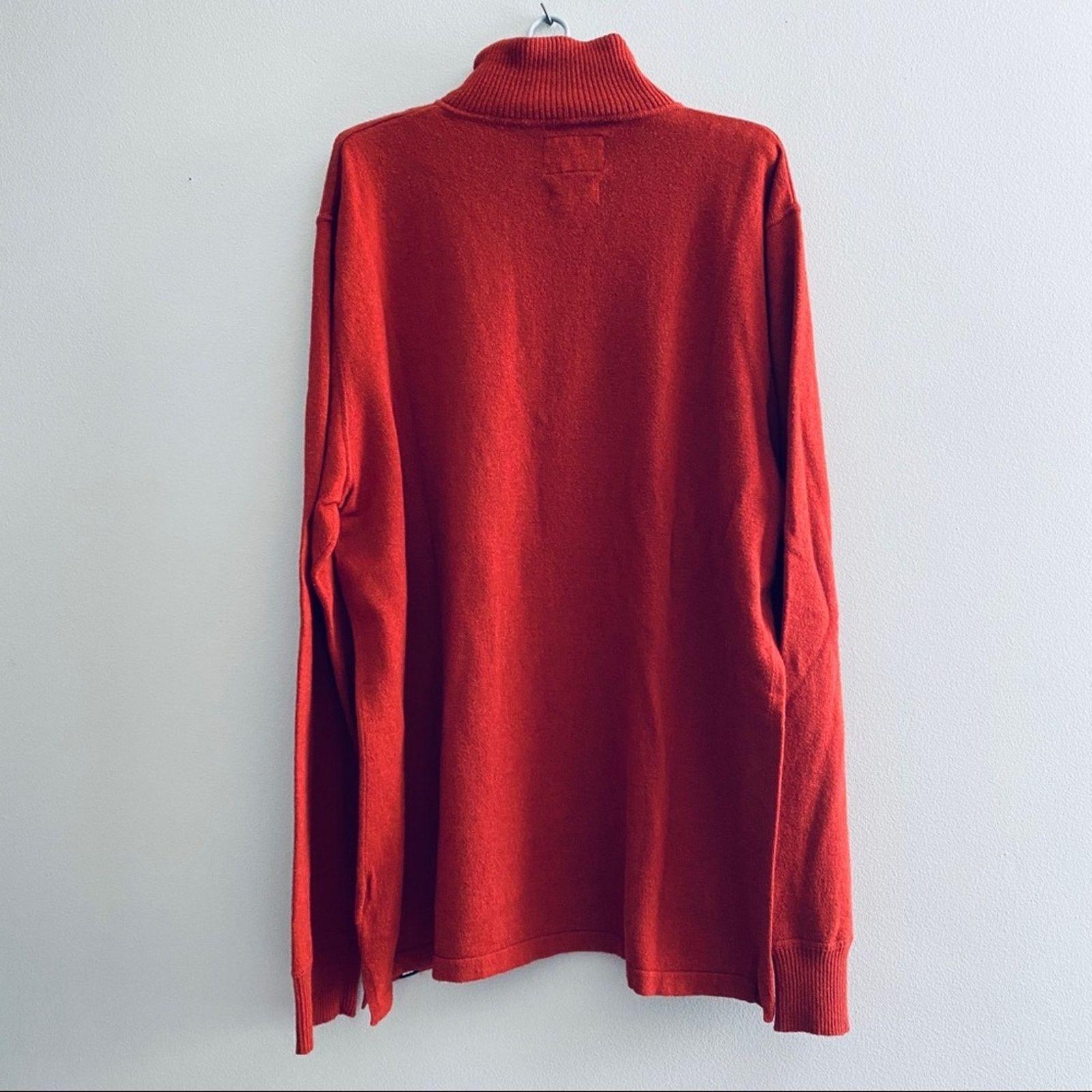 The North Face The North Face orange quarter zip pullover Size US L / EU 52-54 / 3 - 4 Thumbnail