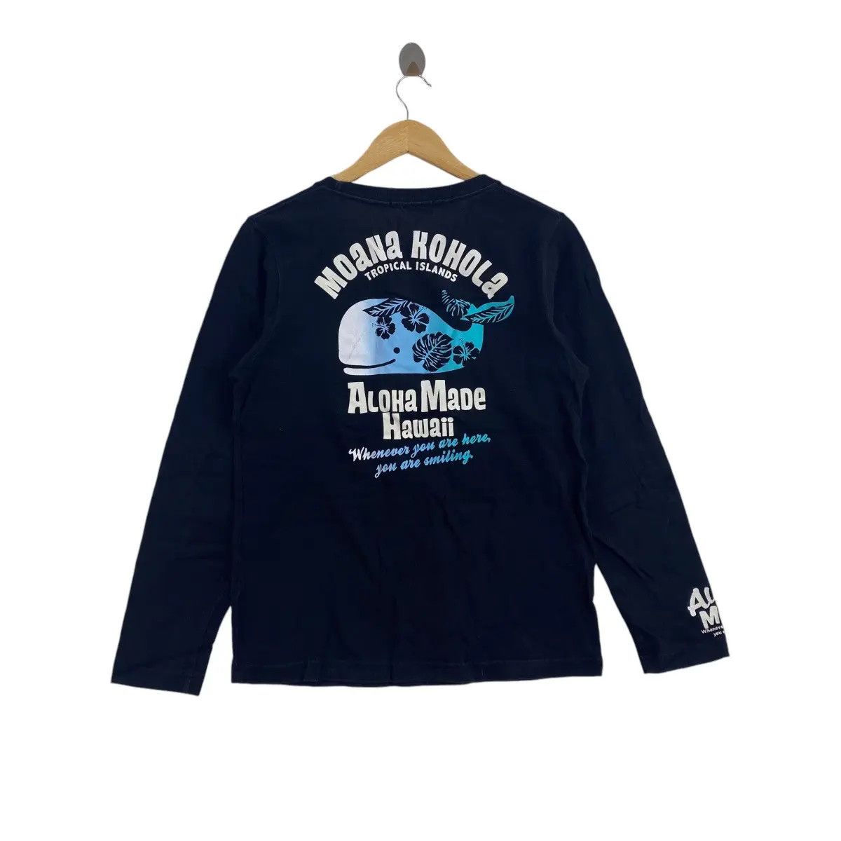 Other ALOHA MADE HAWAII Whale Moana Kohola Tee Shirt Top Size L / US 10 / IT 46 - 5 Thumbnail