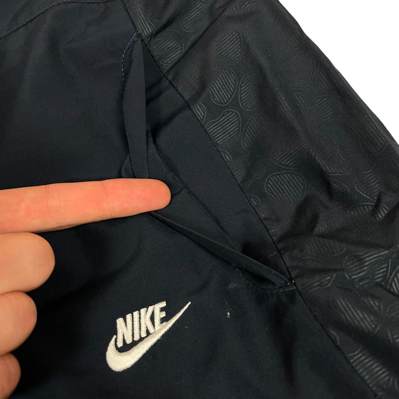 Nike × Vintage Nike Sportswear Mens Navy Swoosh High-Rise Track Pants Large Size US 30 / EU 46 - 7 Thumbnail