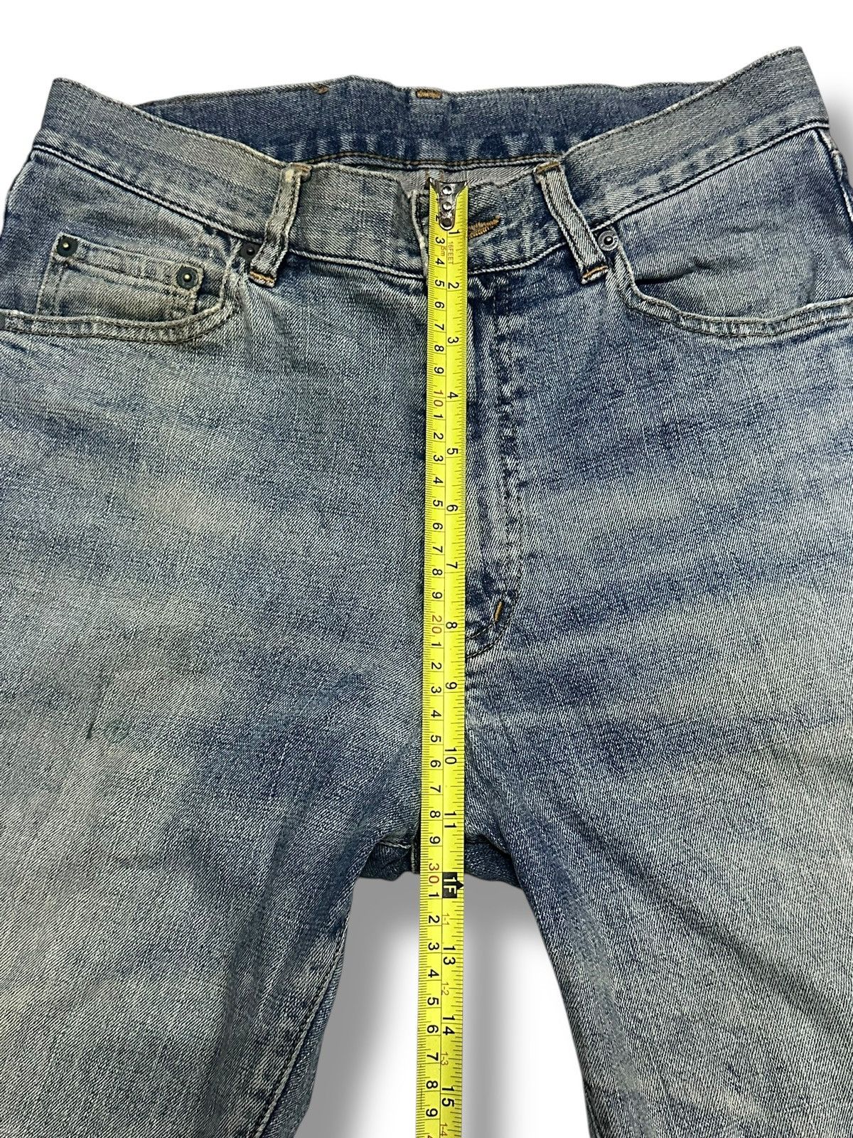 Japanese Brand Crocodile Vintage Baggy Loose Distressed Jeans Faded Size US 30 / EU 46 - 14 Thumbnail