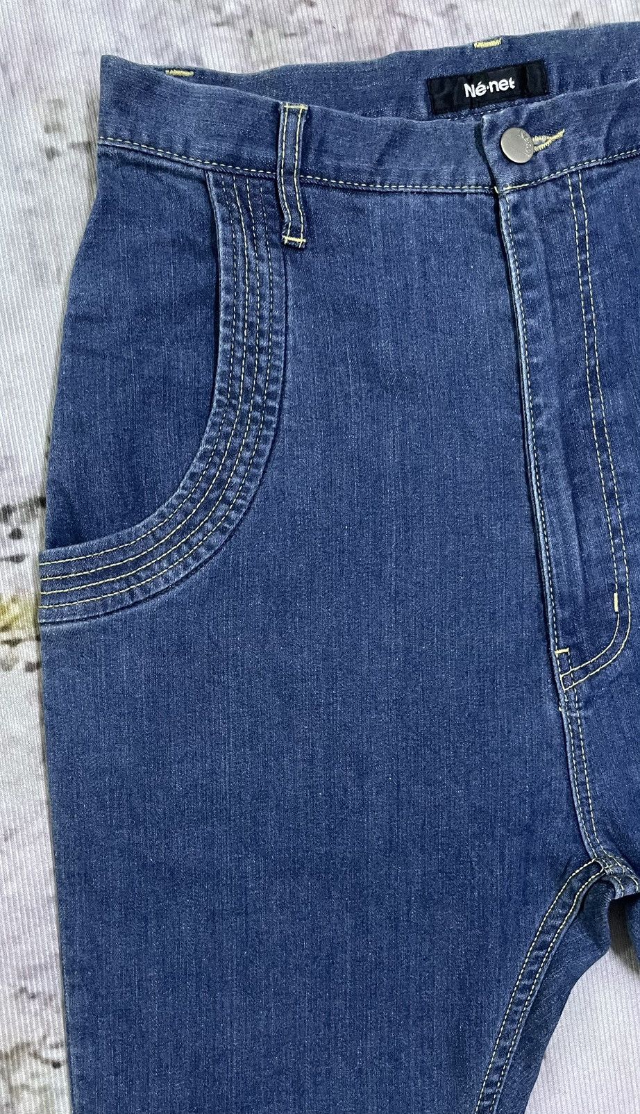 Issey Miyake × Japanese Brand × Ne-Net Japan Vintage Ne-Net Issey Miyake High Rise Skinny Legs Size US 28 / EU 44 - 5 Thumbnail