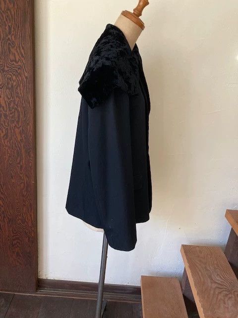 Comme des Garcons Comme des Garcons Velvet irregular lapel coat Size M / US 6-8 / IT 42-44 - 4 Thumbnail