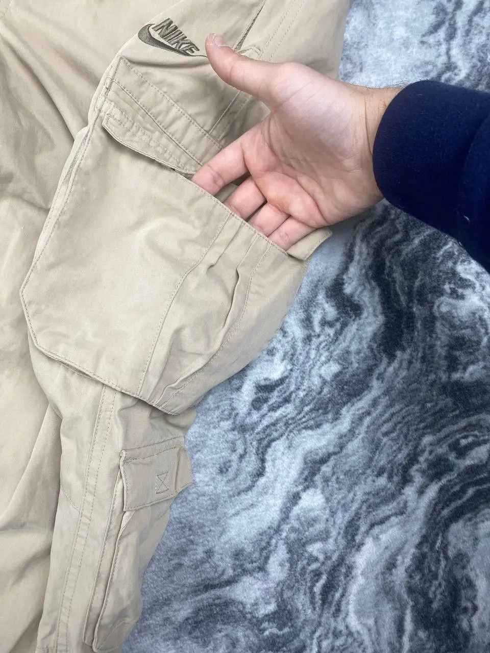 Nike Vintage Nike 00s Cargo Baggy Pants Size US 34 / EU 50 - 4 Thumbnail