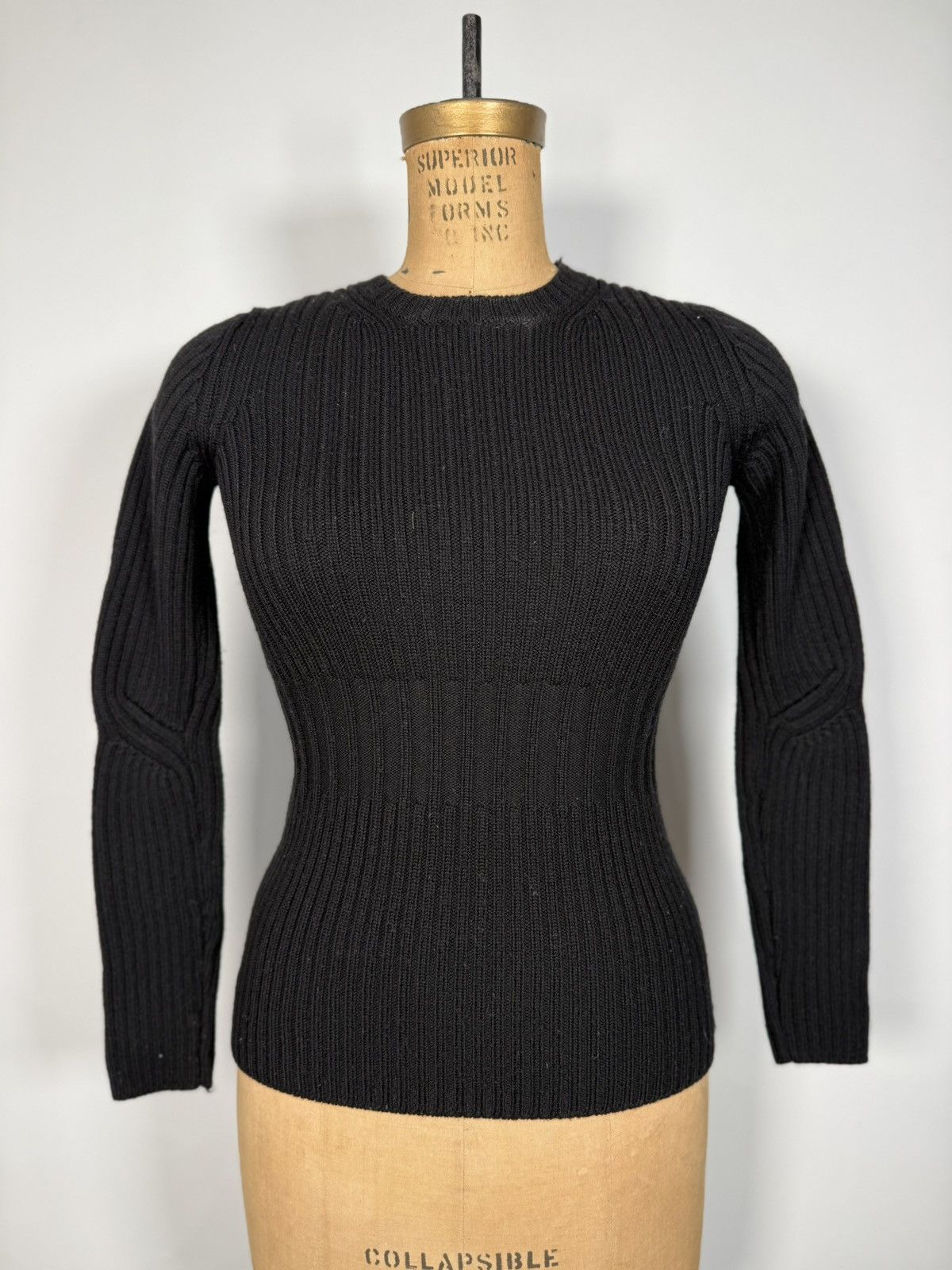 Prada Prada Ribbed Knit Wool Woman's Sweater Size XS / US 0-2 / IT 36-38 - 1 Thumbnail