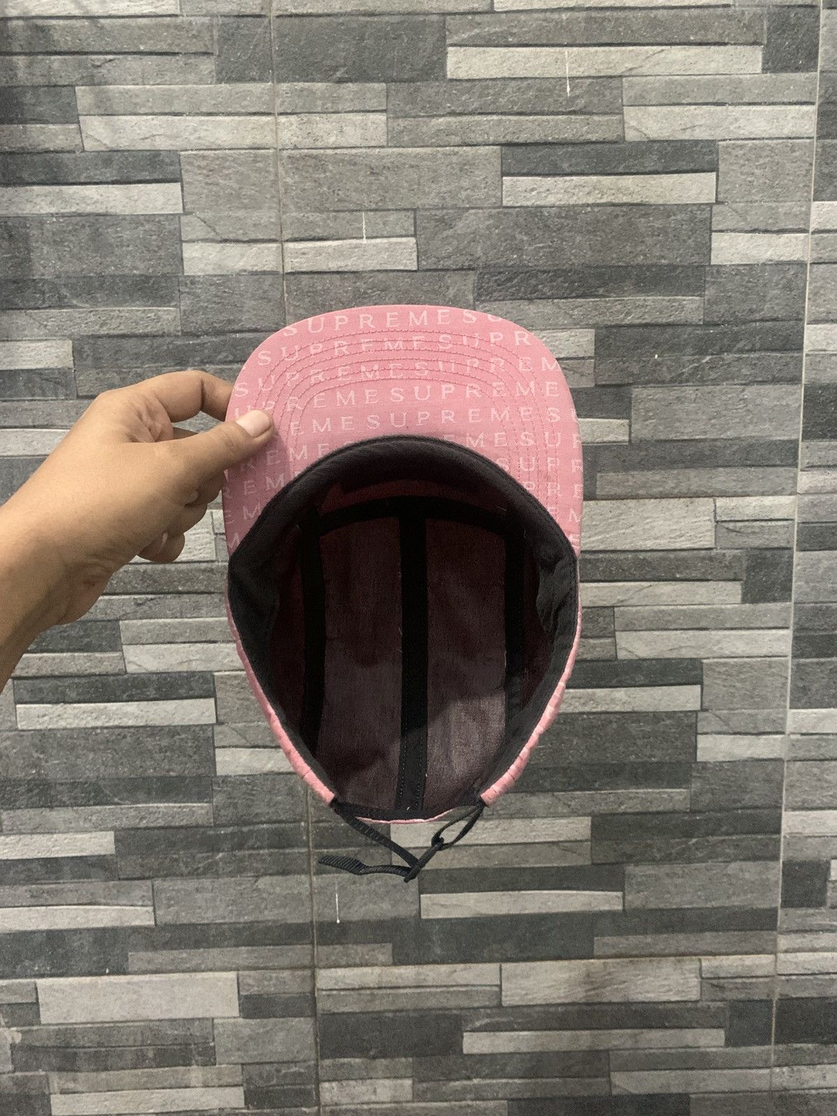 Supreme Supreme Text Jacquard Camp Cap SS15 Size ONE SIZE - 4 Thumbnail