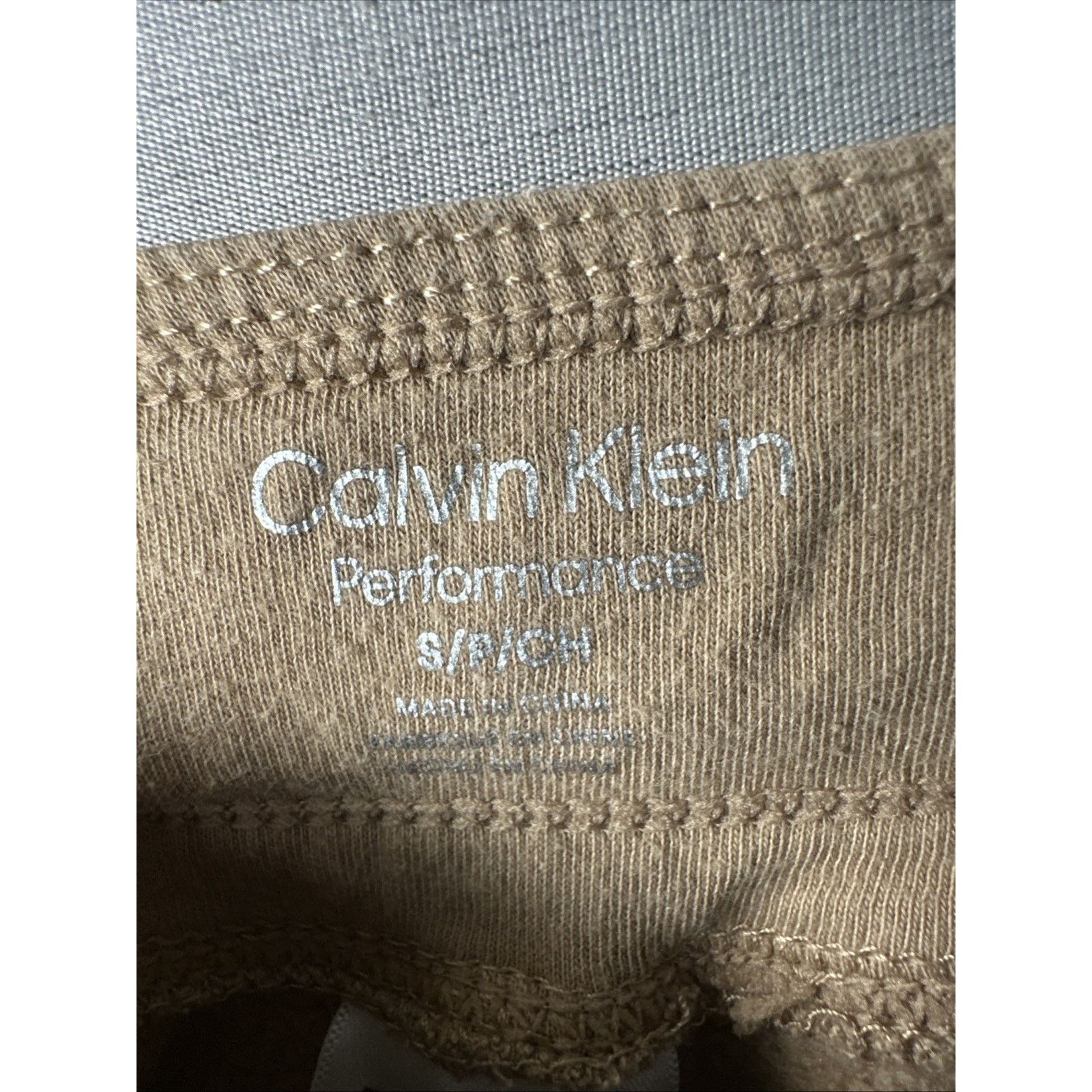 Calvin Klein Calvin Klein Performance Sweatpants Small, Beige, Fleece, Size 25" / US 0 / IT 36 - 6 Thumbnail